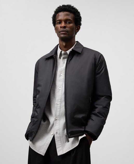 Imagem 0 de Blusão Acolchoado com Gola de Lapela