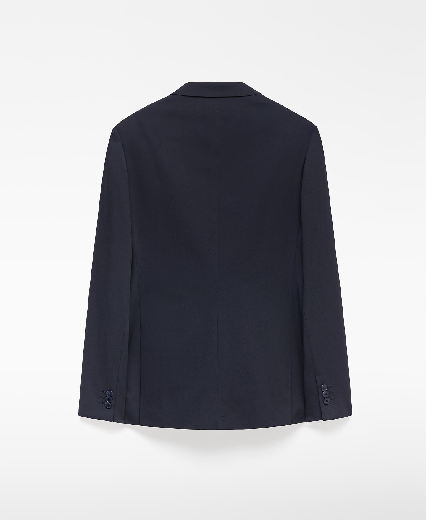 Blazer de Alfaiataria Regular Fit Azul-marinho-7