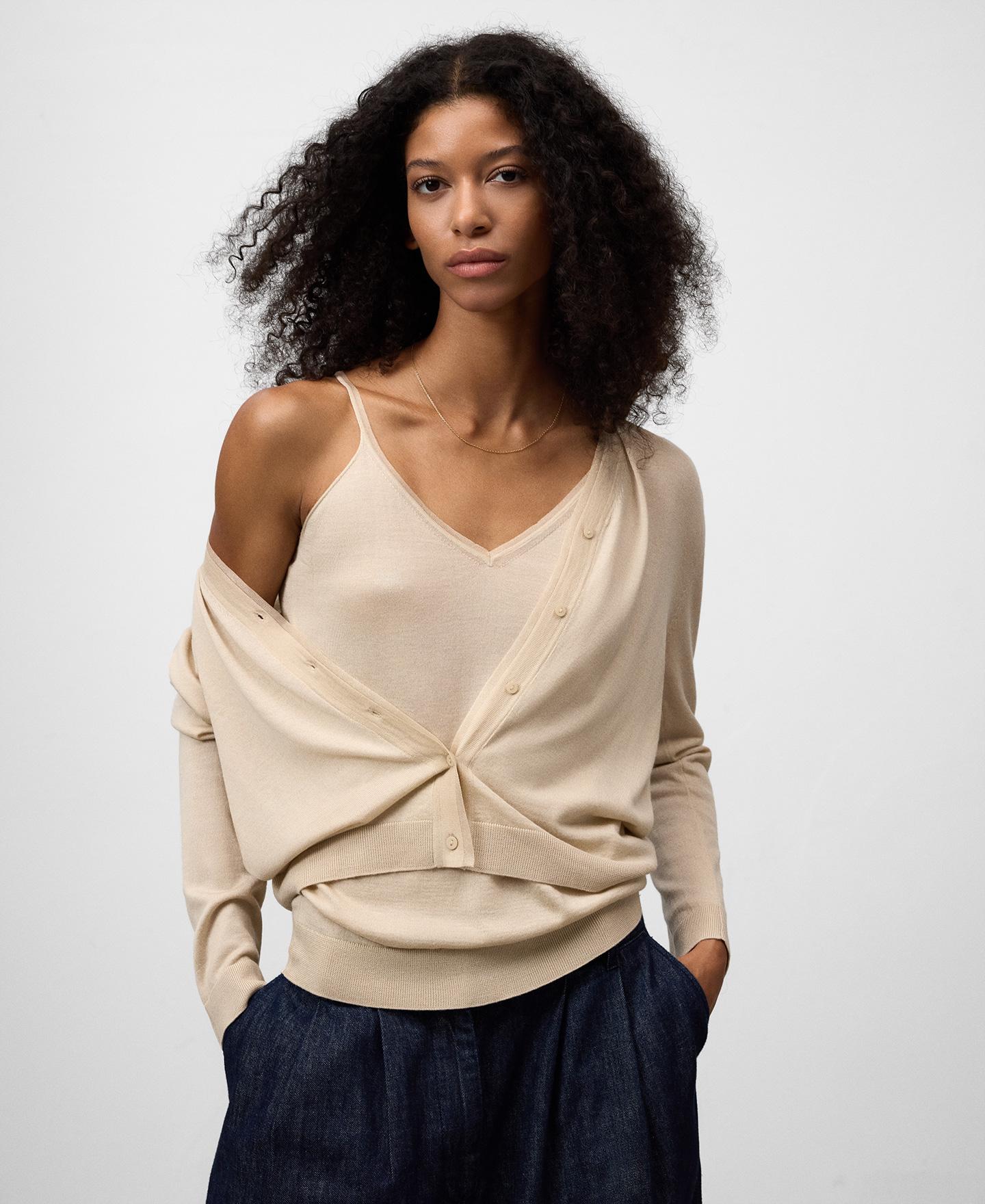 Imagem 0 de Top Semitransparente de Malha