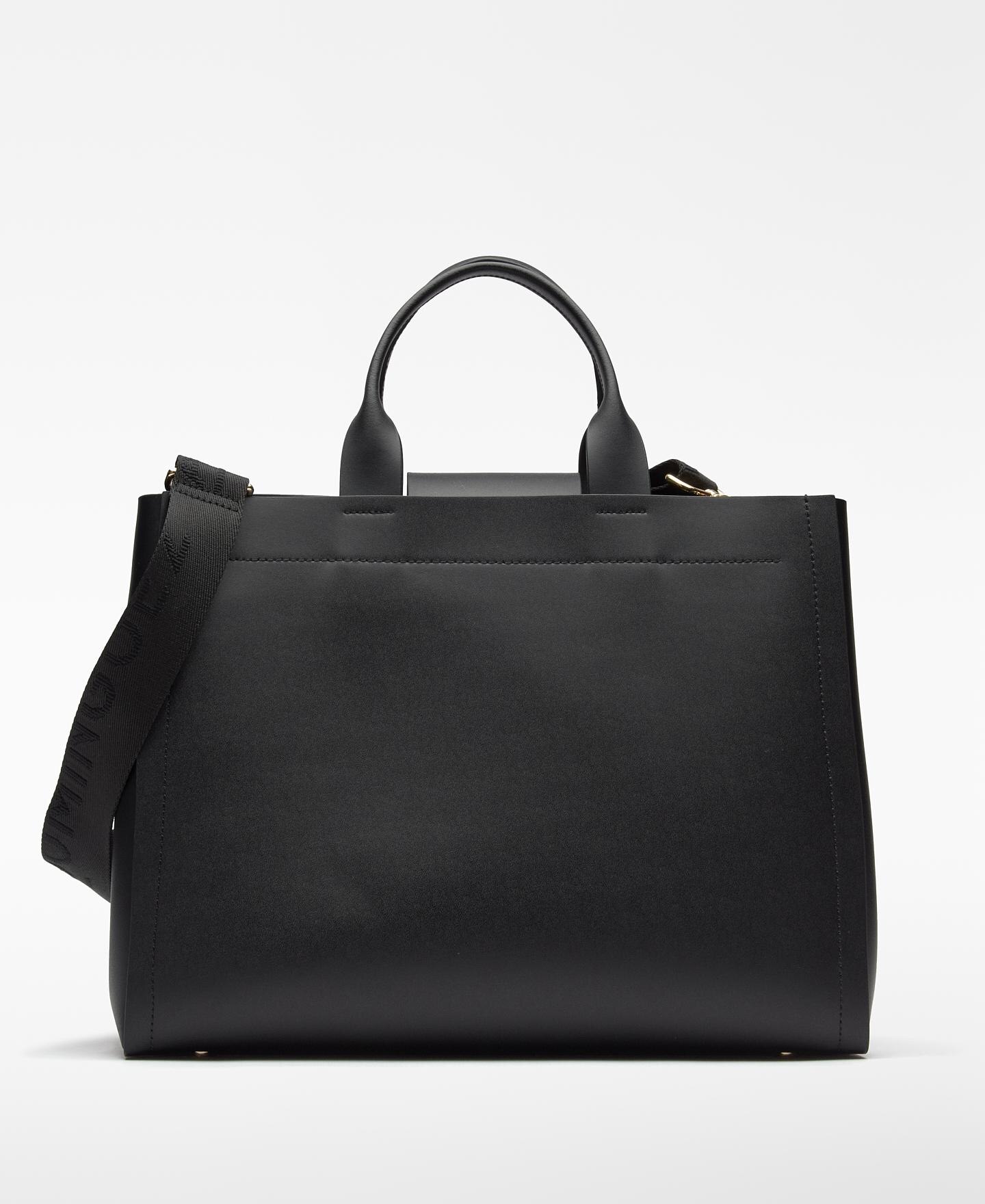 Shopper de Pele Mica Preto-2