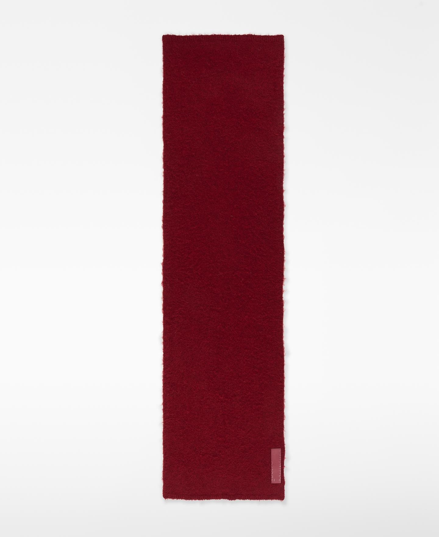 Cachecol em Malha Cardada Vermelho-1