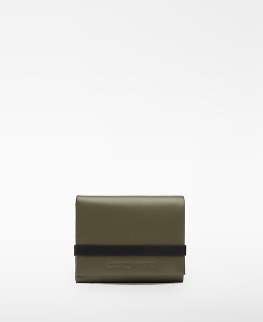 Imagem 0 de Carteira de Pele com Fecho Elástico