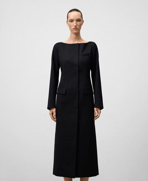 Imagem 0 de Vestido Sastre com Decote À Barco