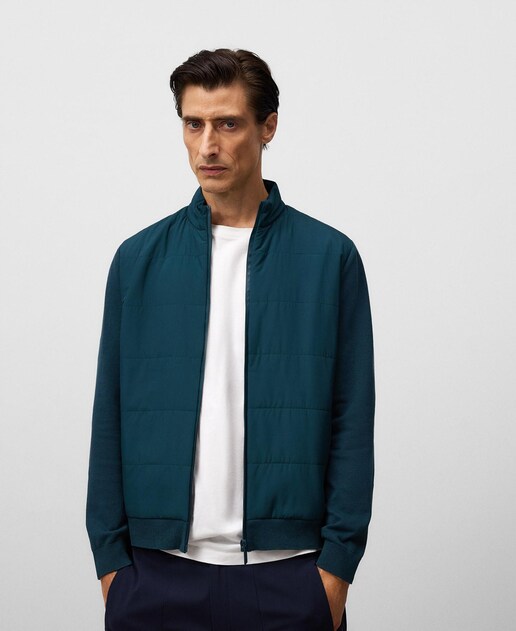 Imagem 0 de Cardigan em Nylon e Malha