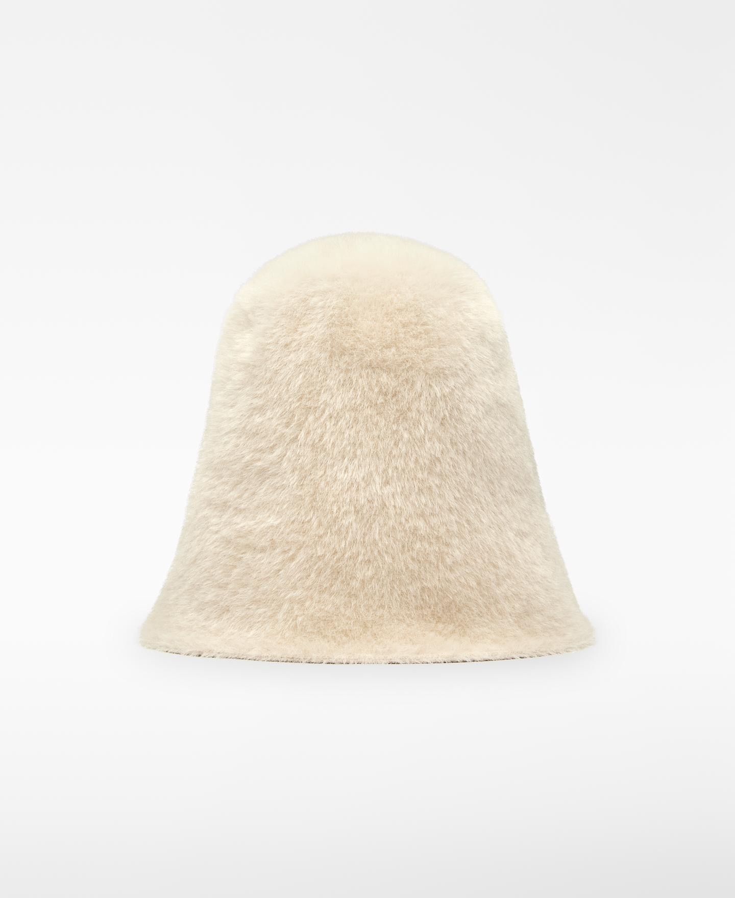 Chapéu Cloche com Efeito Pelo Cru-1