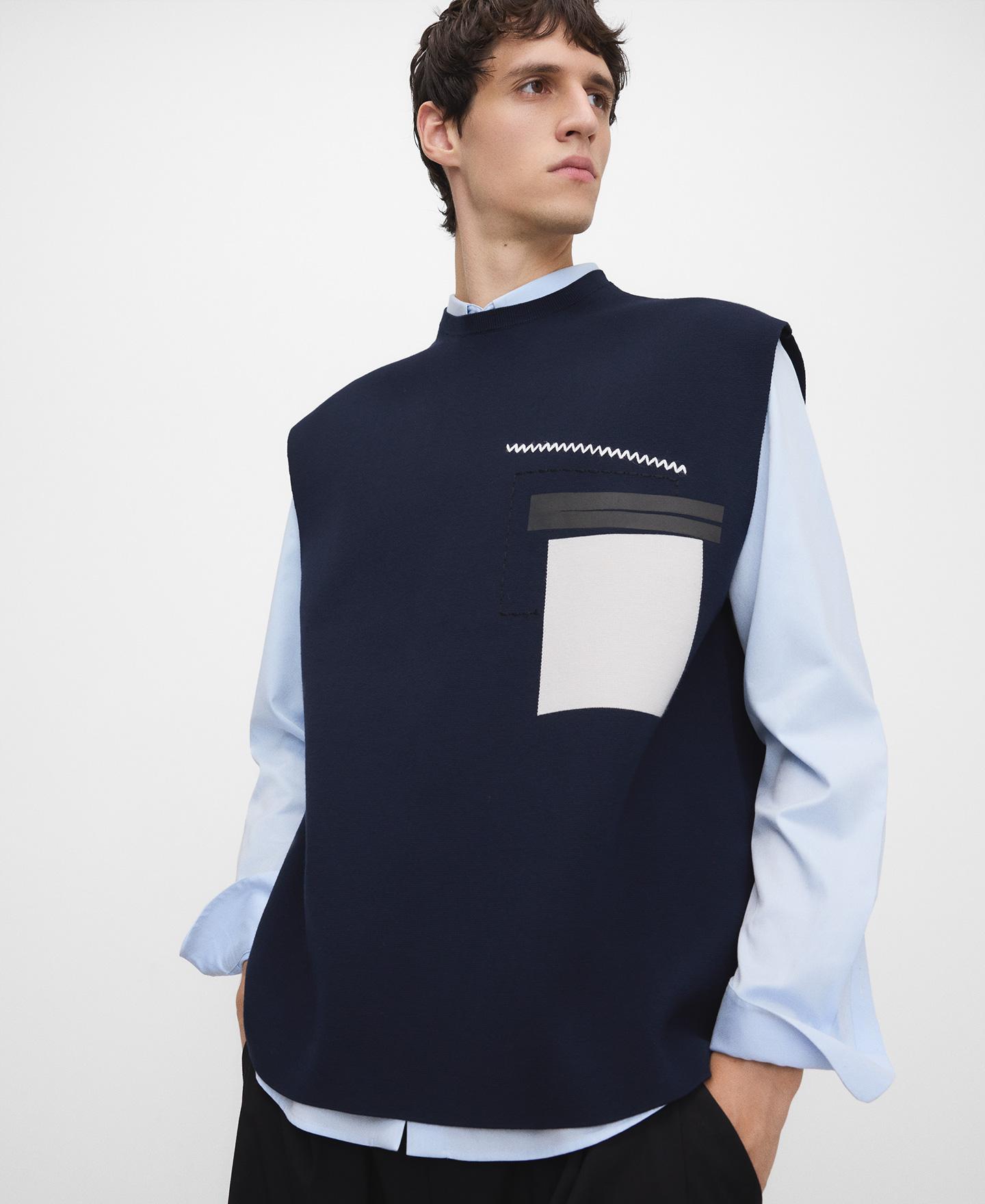 Imagem 0 de Colete de Malha Intarsia