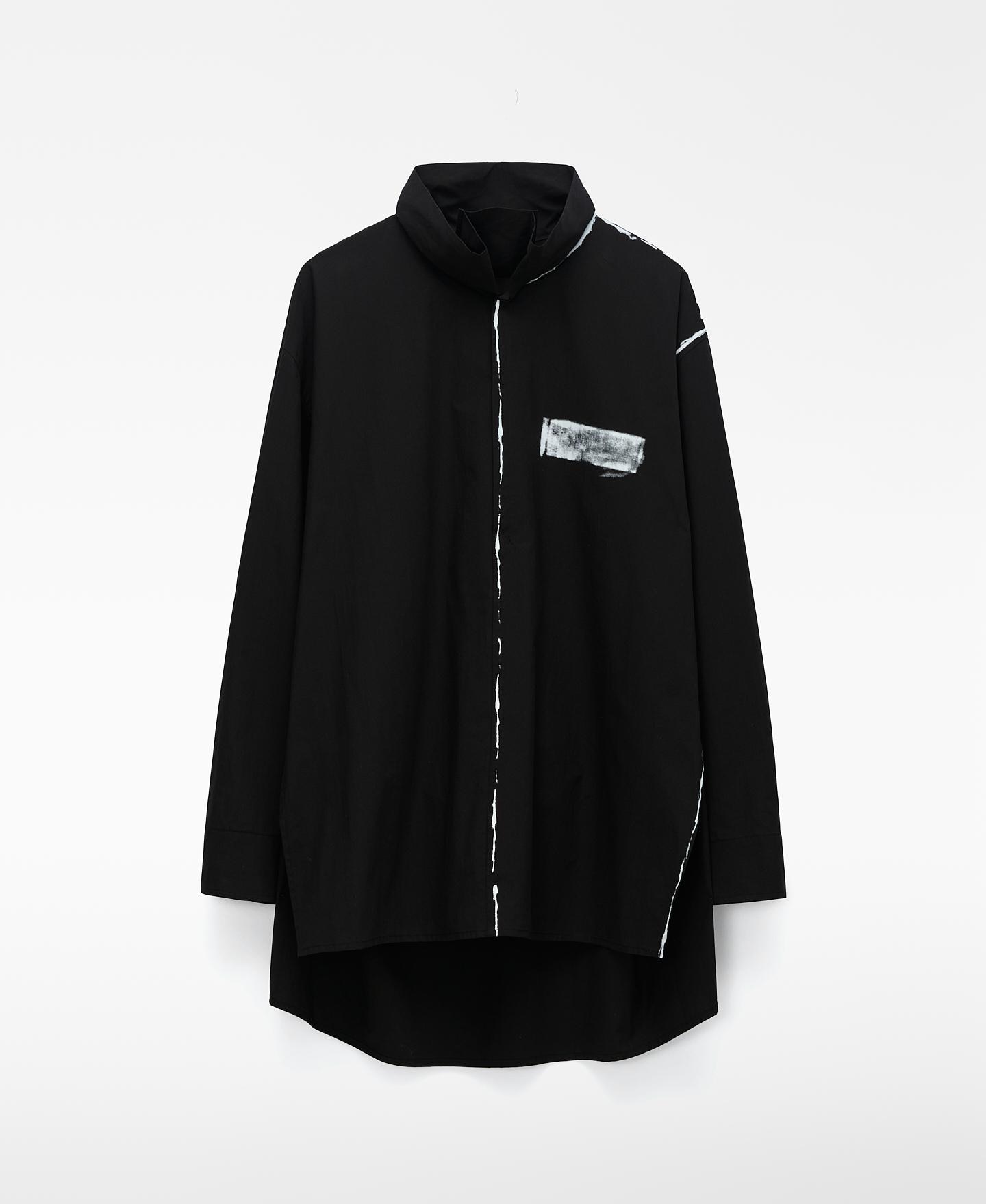 Camisa Panadeira Oversize Preto-3