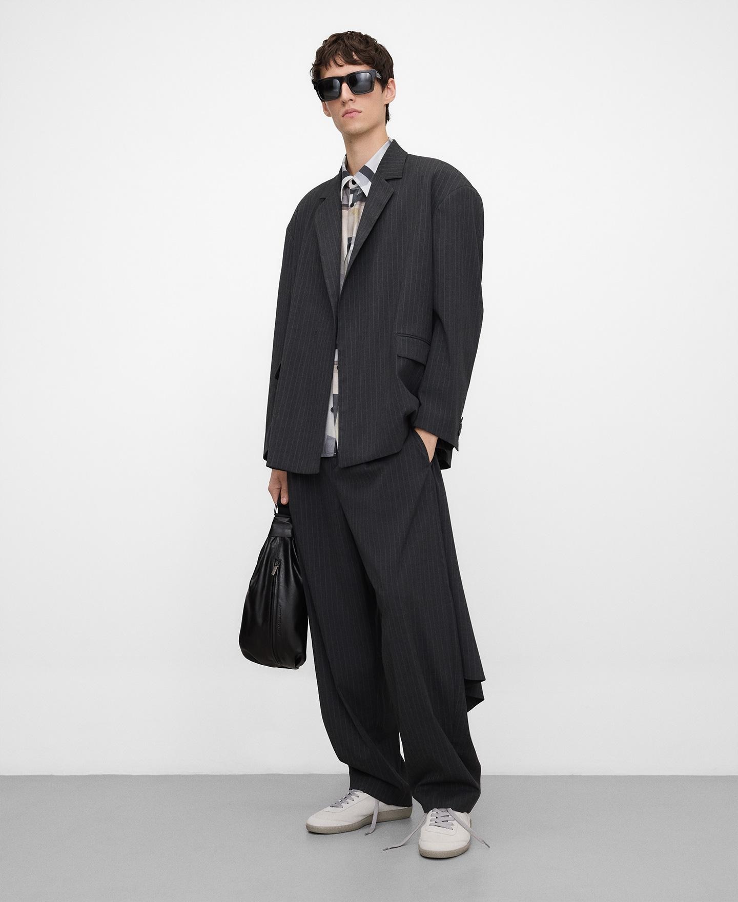 Camisa Oversize Estampada Natural-5