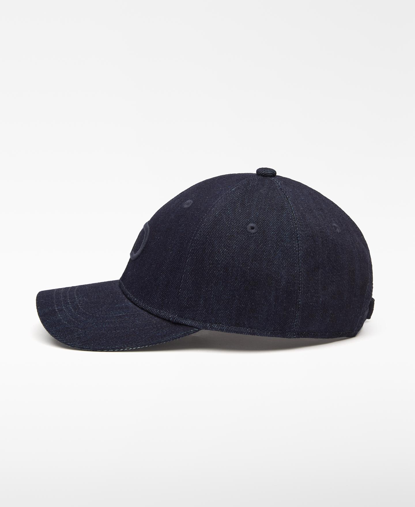 Boné Denim com Logo Bordado Azul denim-2