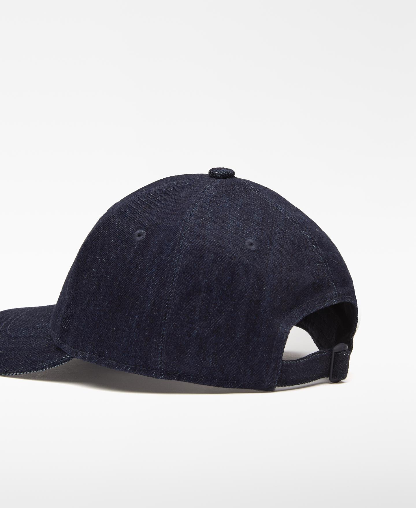 Boné Denim com Logo Bordado Azul denim-3