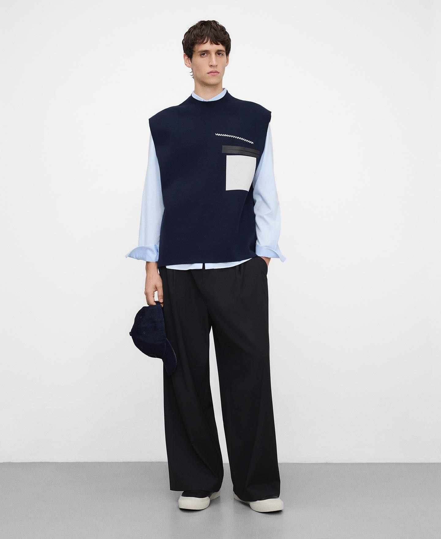 Boné Denim com Logo Bordado Azul denim-4