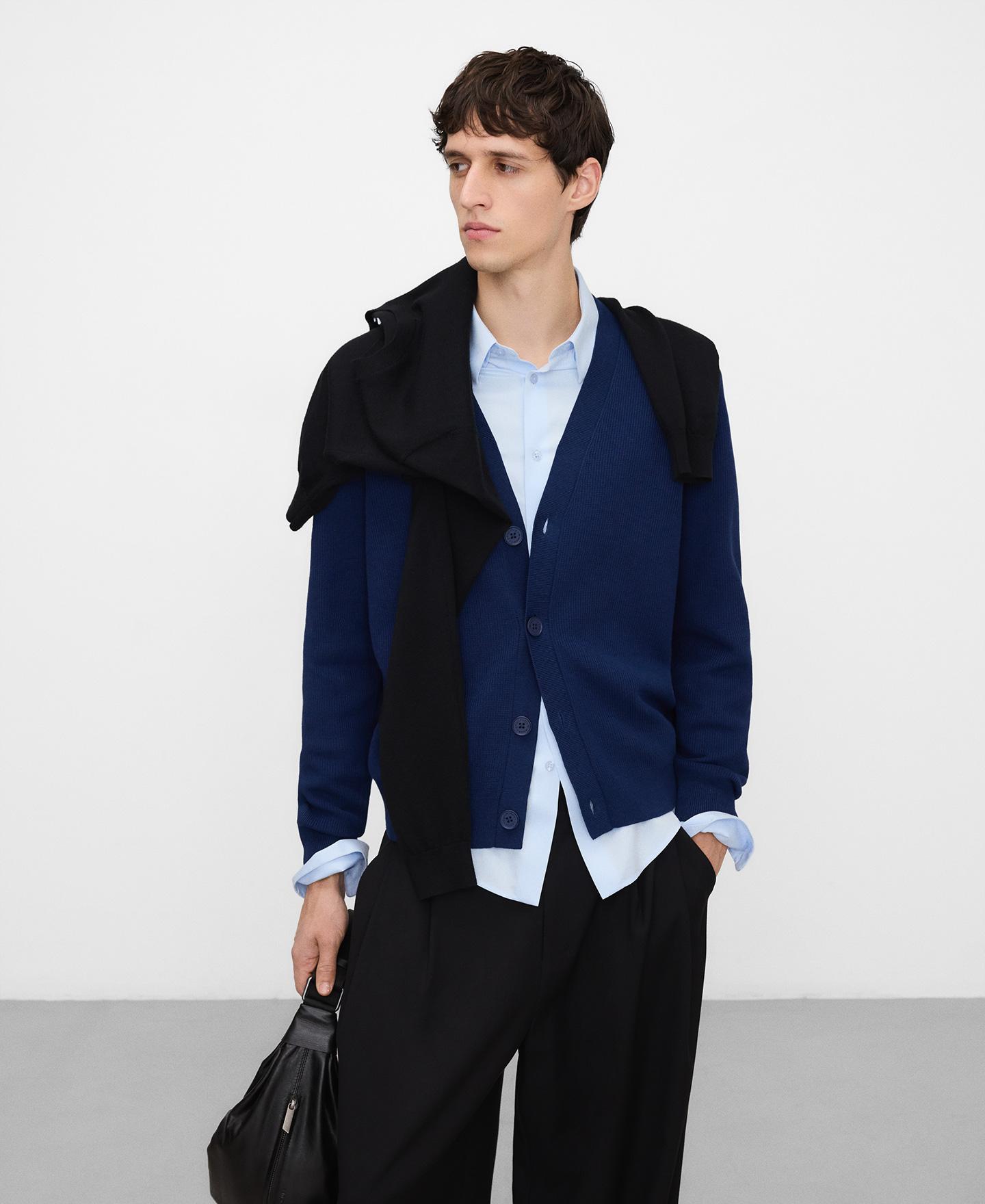 Imagem 0 de Cardigan em Malha de Algodão Orgânico