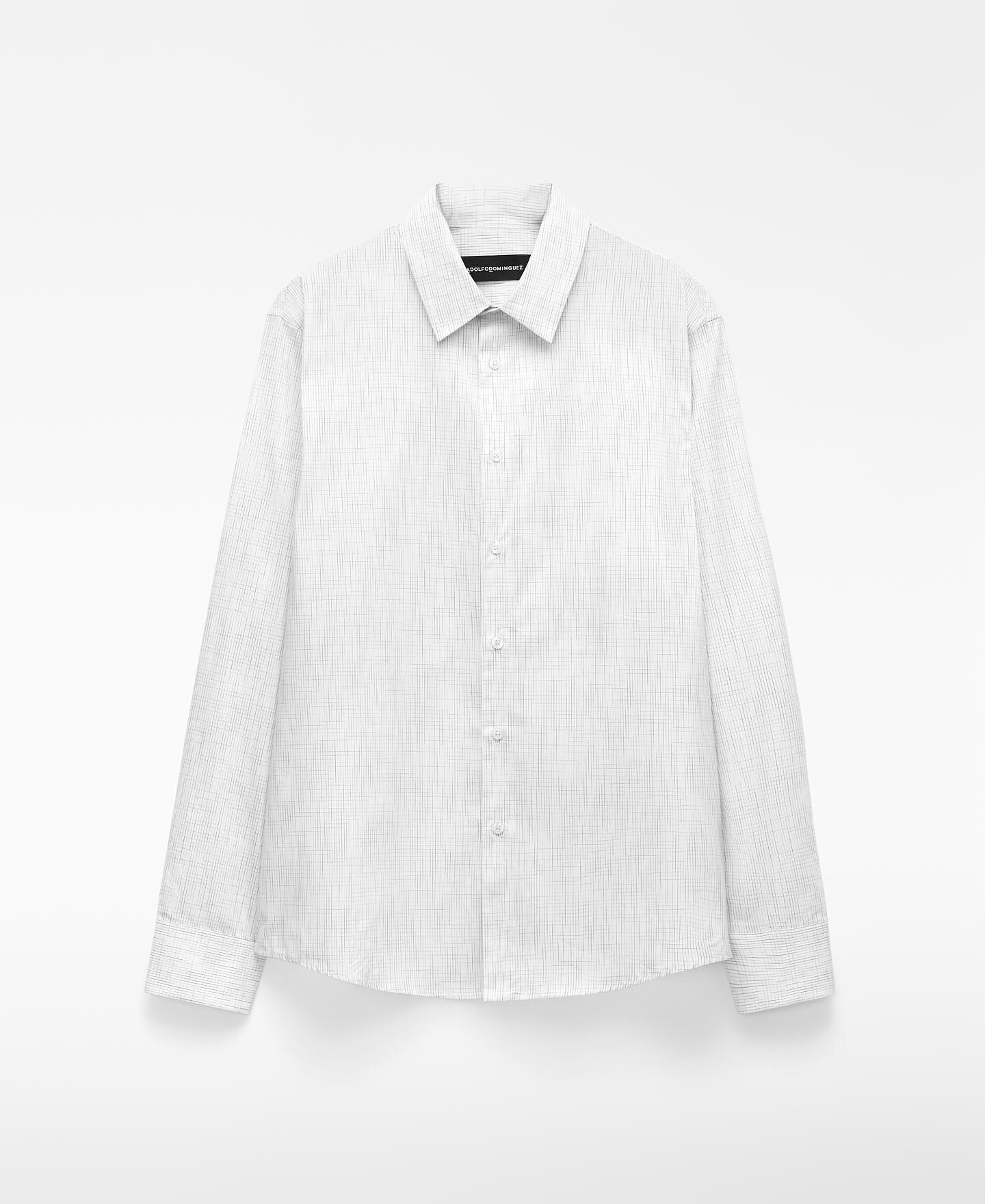 Camisa Regular Fit aos Quadrados Cinzento-claro-5