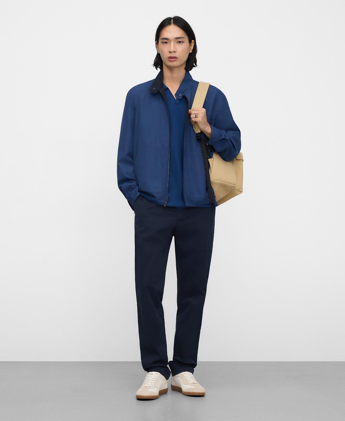 Casaco Reversível em Nylon Azul-marinho-2