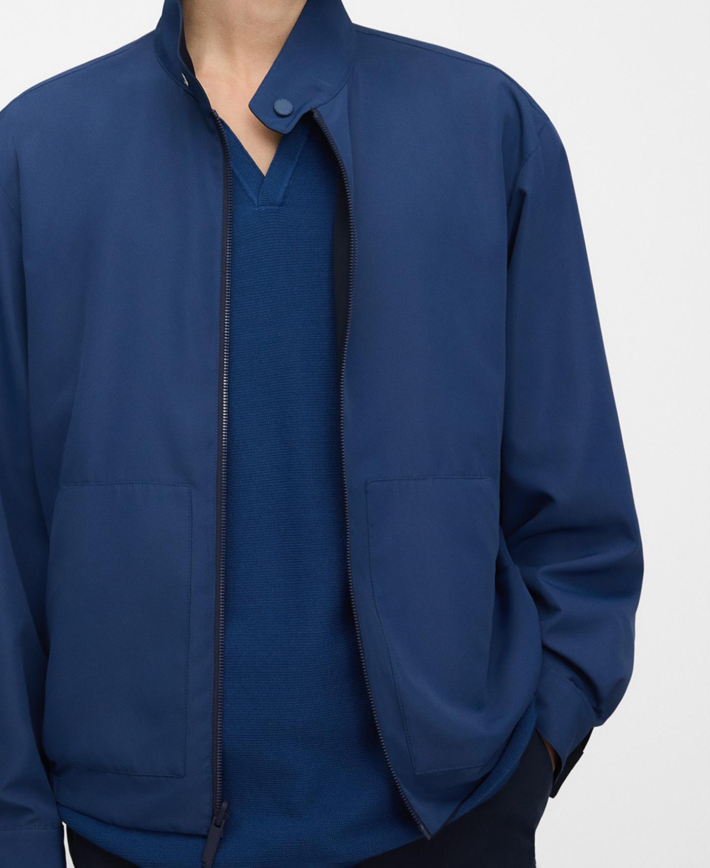 Casaco Reversível em Nylon Azul-marinho-4