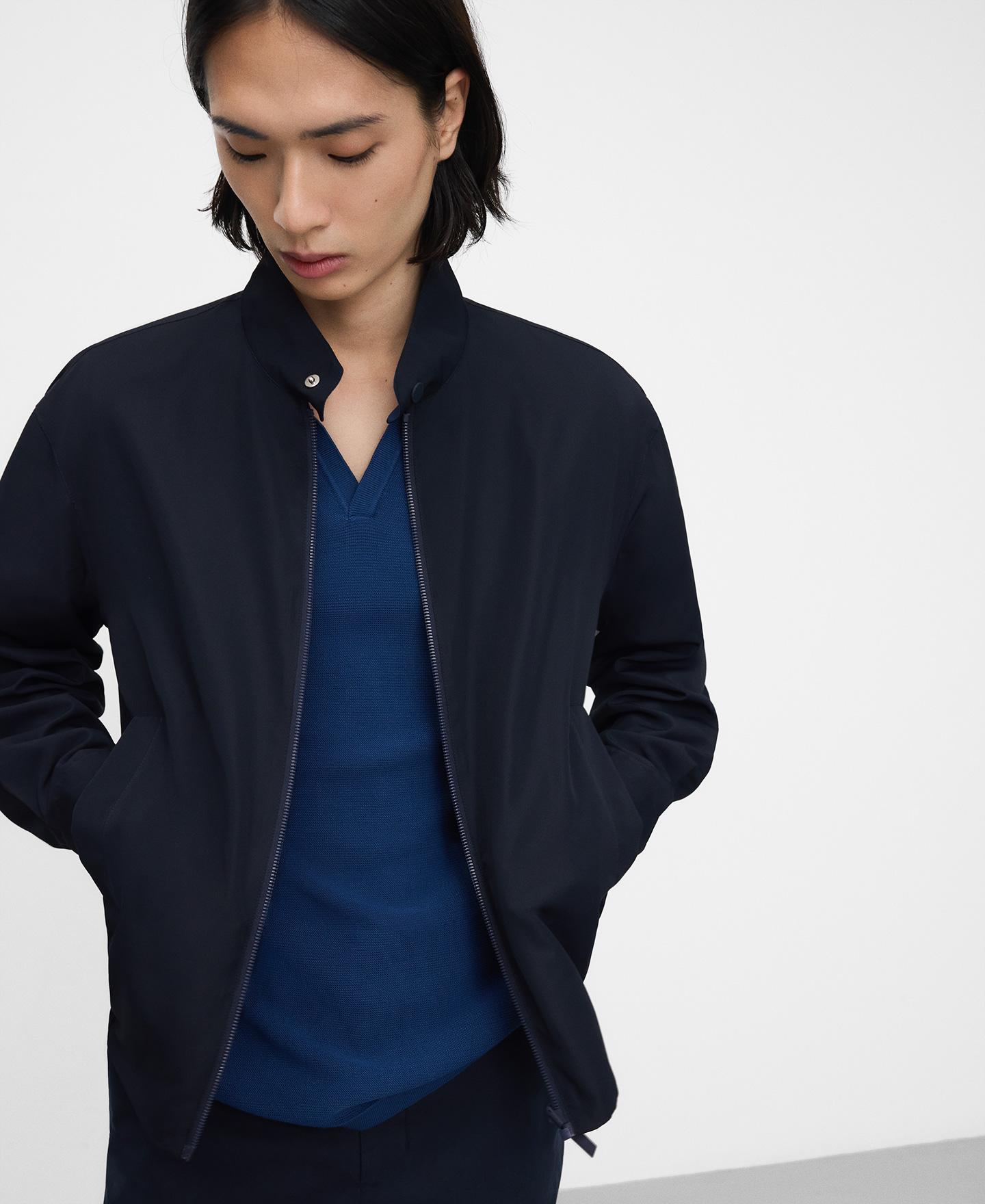 Casaco Reversível em Nylon Azul-marinho-5