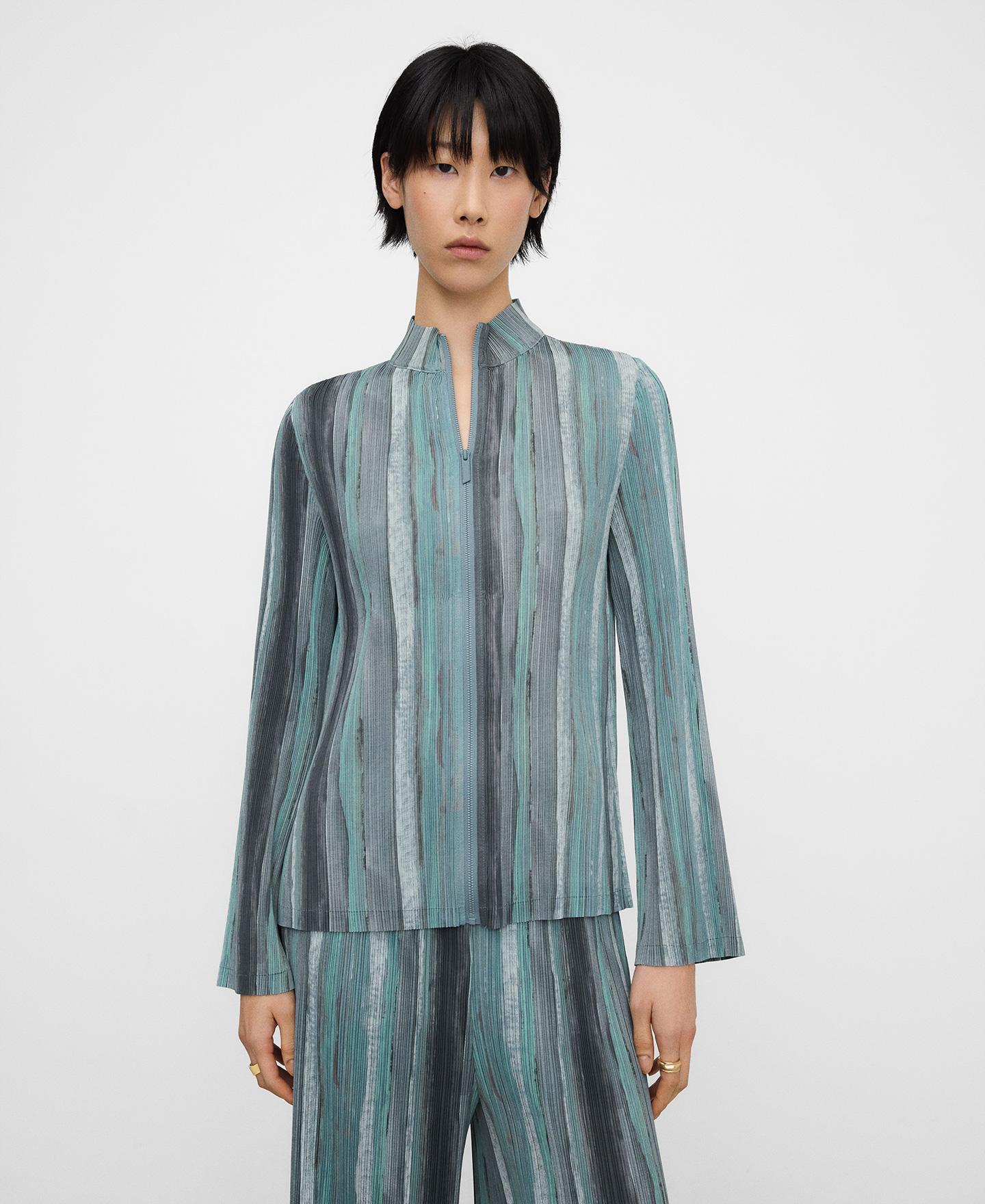 Imagem 0 de Casaco Estampado de Crinkle