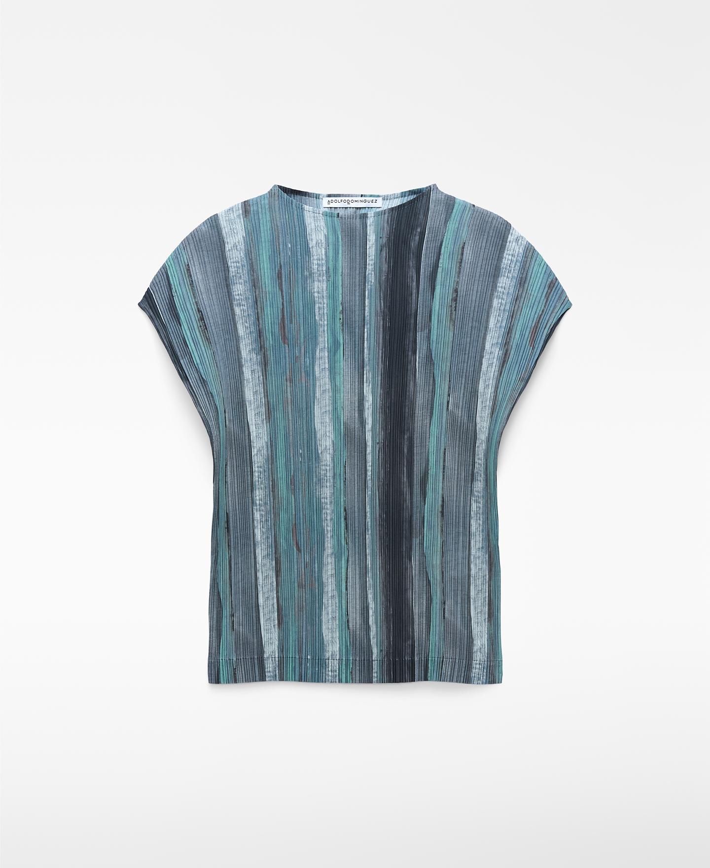 Top Estampado de Crinkle Multicolor-5