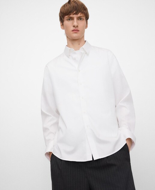 Imagem 0 de Camisa Formal Regular Fit em Algodão Orgânico