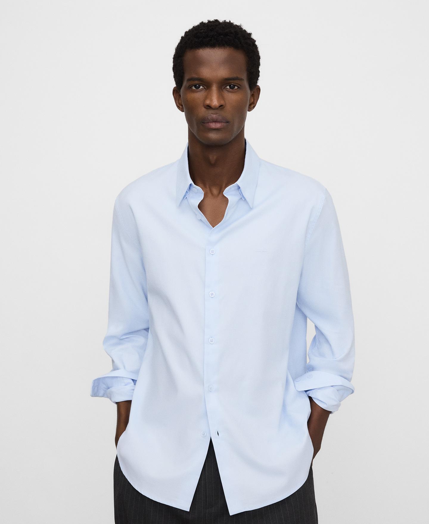 Imagem 0 de Camisa Formal Regular Fit com Gola Italiana