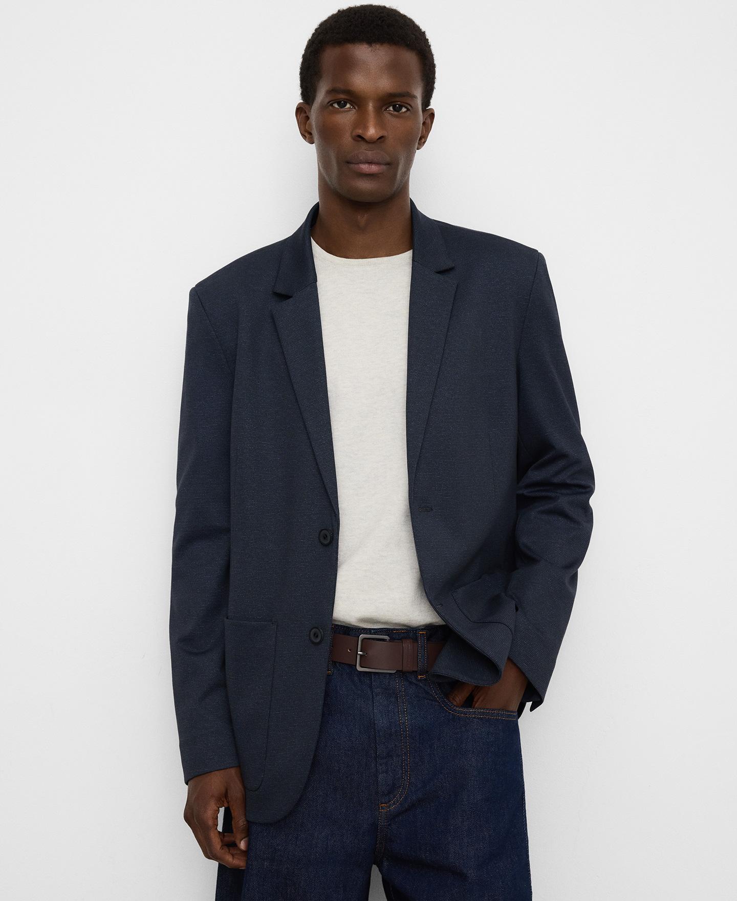 Imagem 0 de Blazer de Corte Sastre com Microdesenho