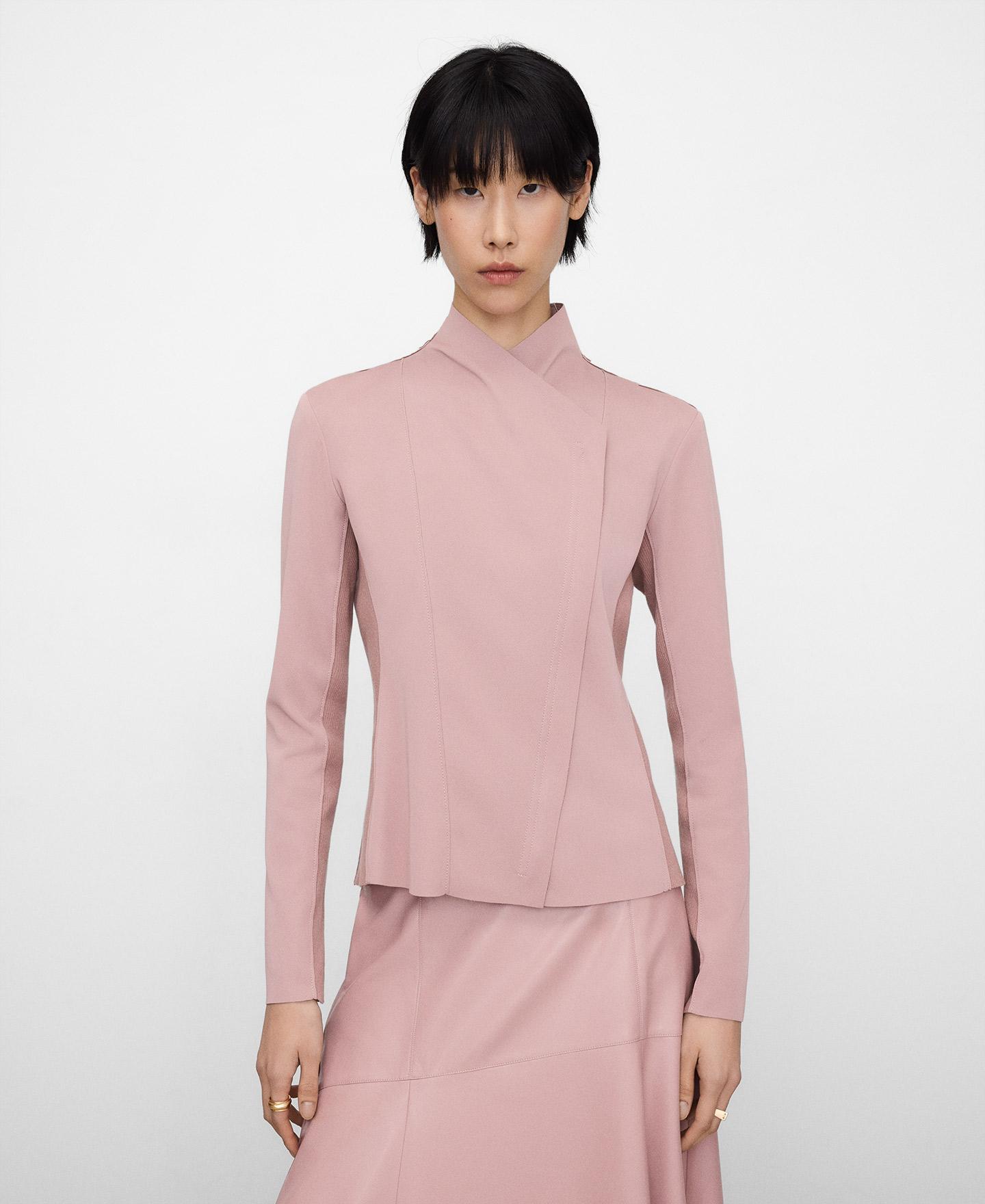 Imagem 0 de Blusão Biker de Camurcina com Gola Chaminé