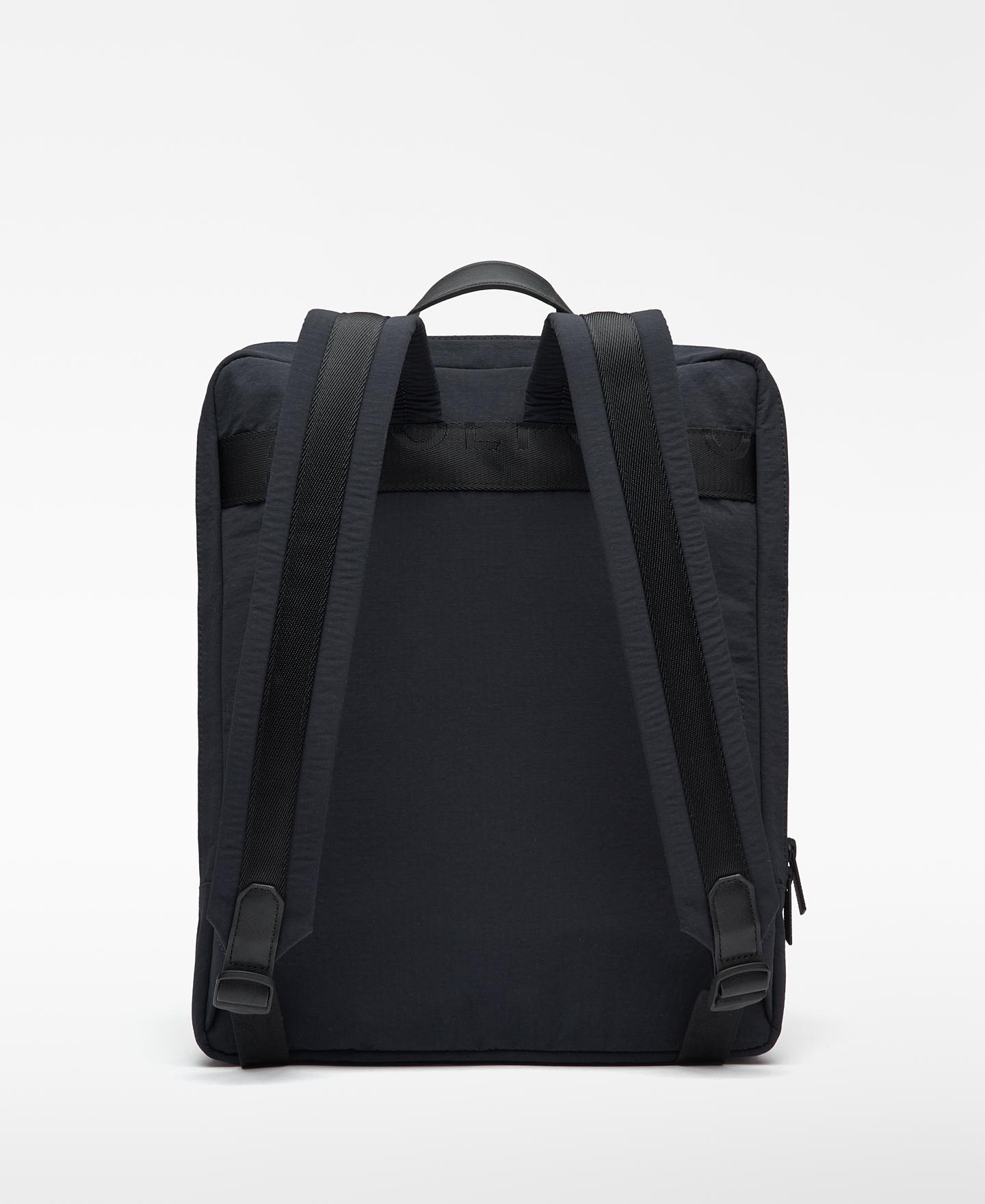 Mochila Compacta de Nylon Azul-marinho-2