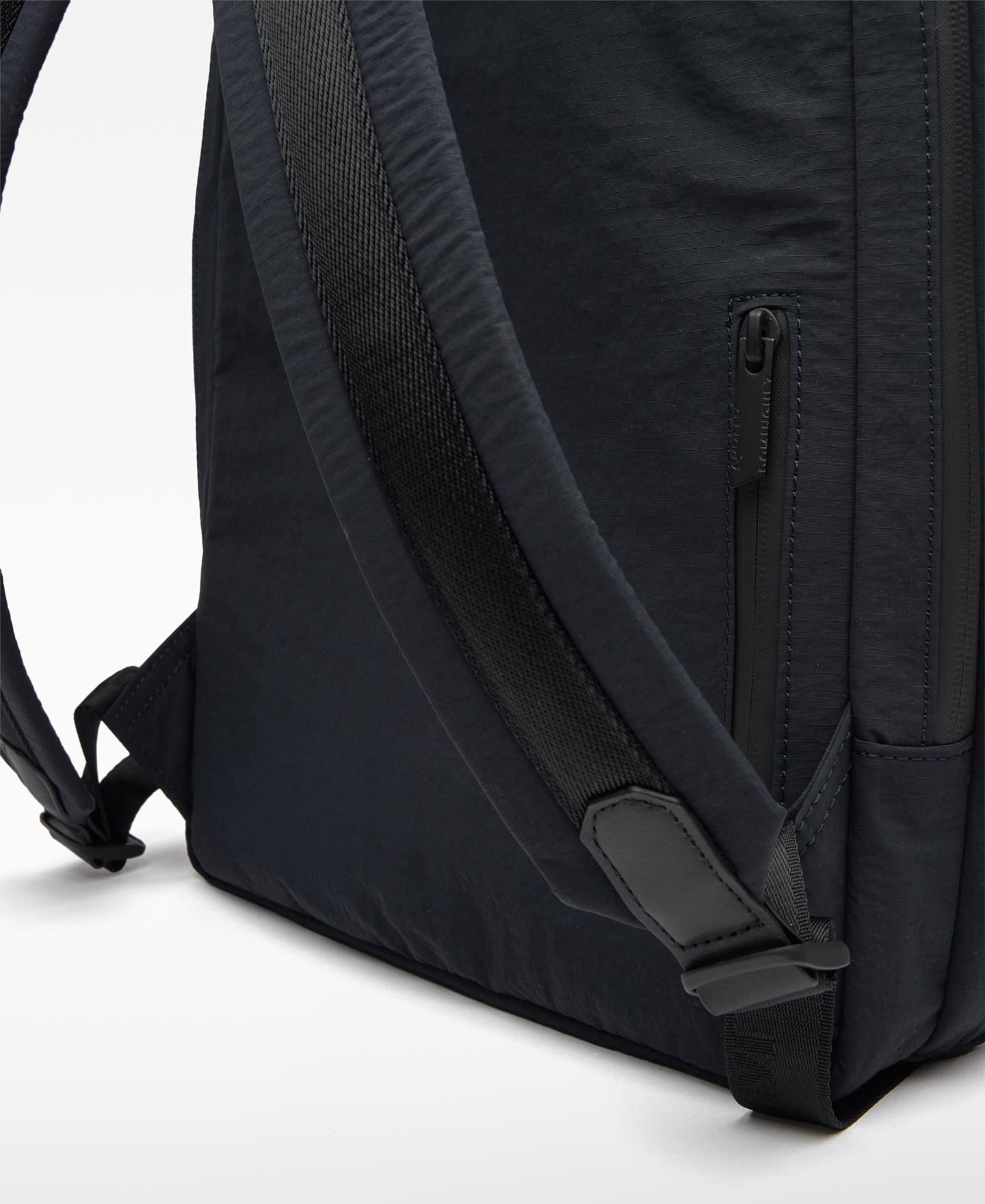 Mochila Compacta de Nylon Azul-marinho-4