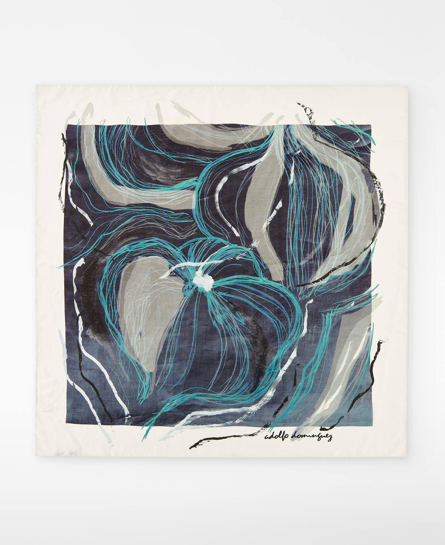 Imagem 0 de Écharpe Maxi de Seda Estampada