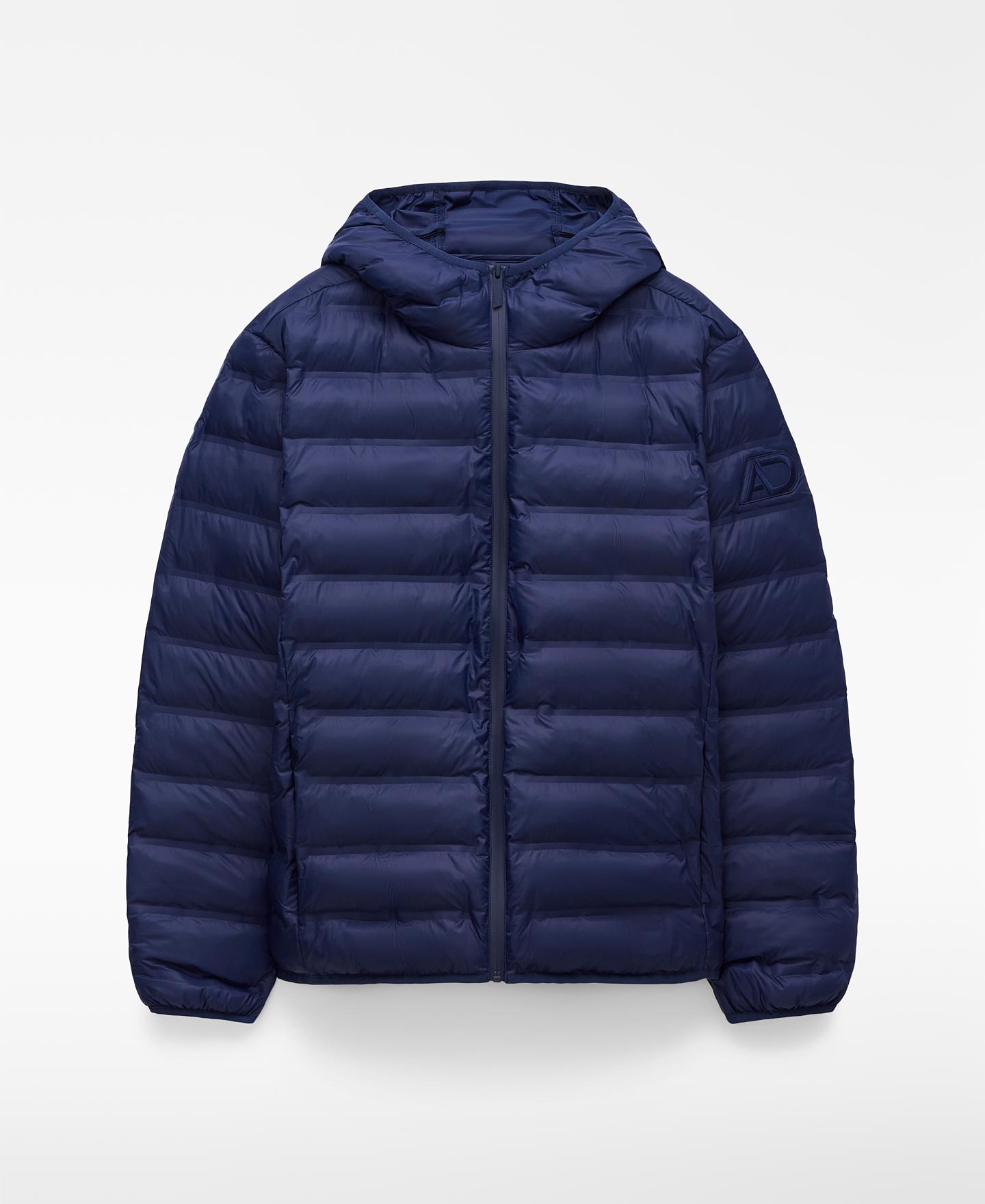 Casaco Acolchoado Leve Termosselado Azul-marinho-5