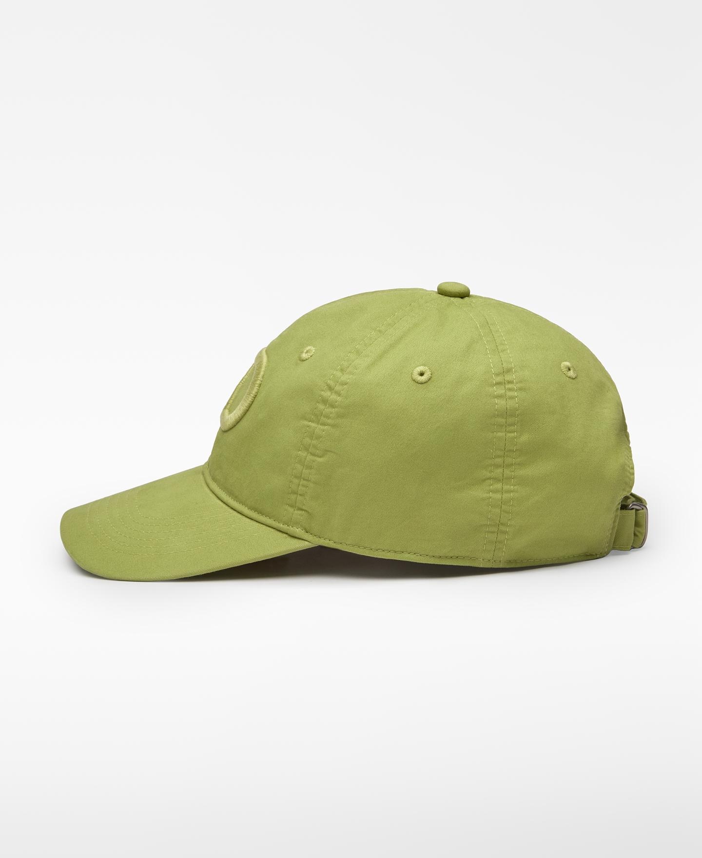 Boné de Algodão com Logo Bordado Verde-claro-2