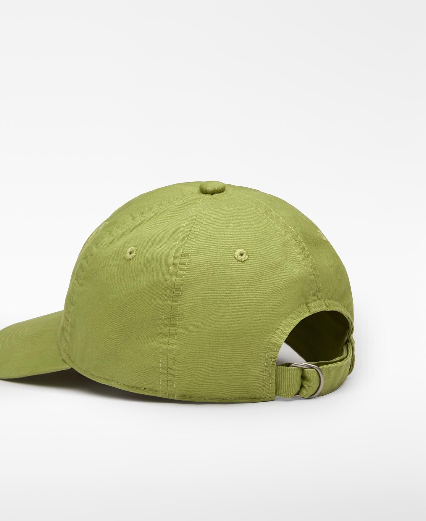 Boné de Algodão com Logo Bordado Verde-claro-3