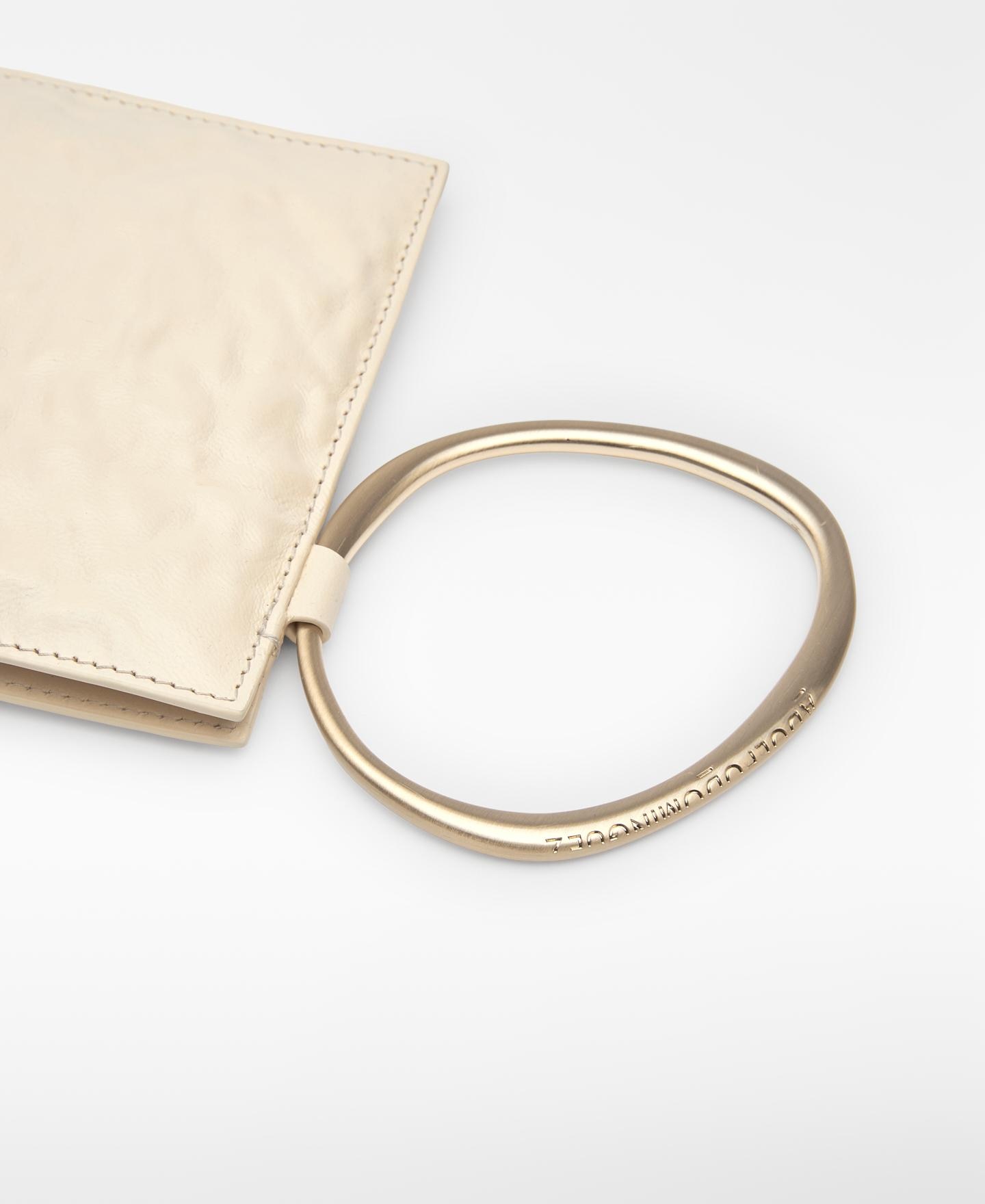 Mala de Festa Tipo Clutch Orión de Pele com Efeito Lavado Cru-2
