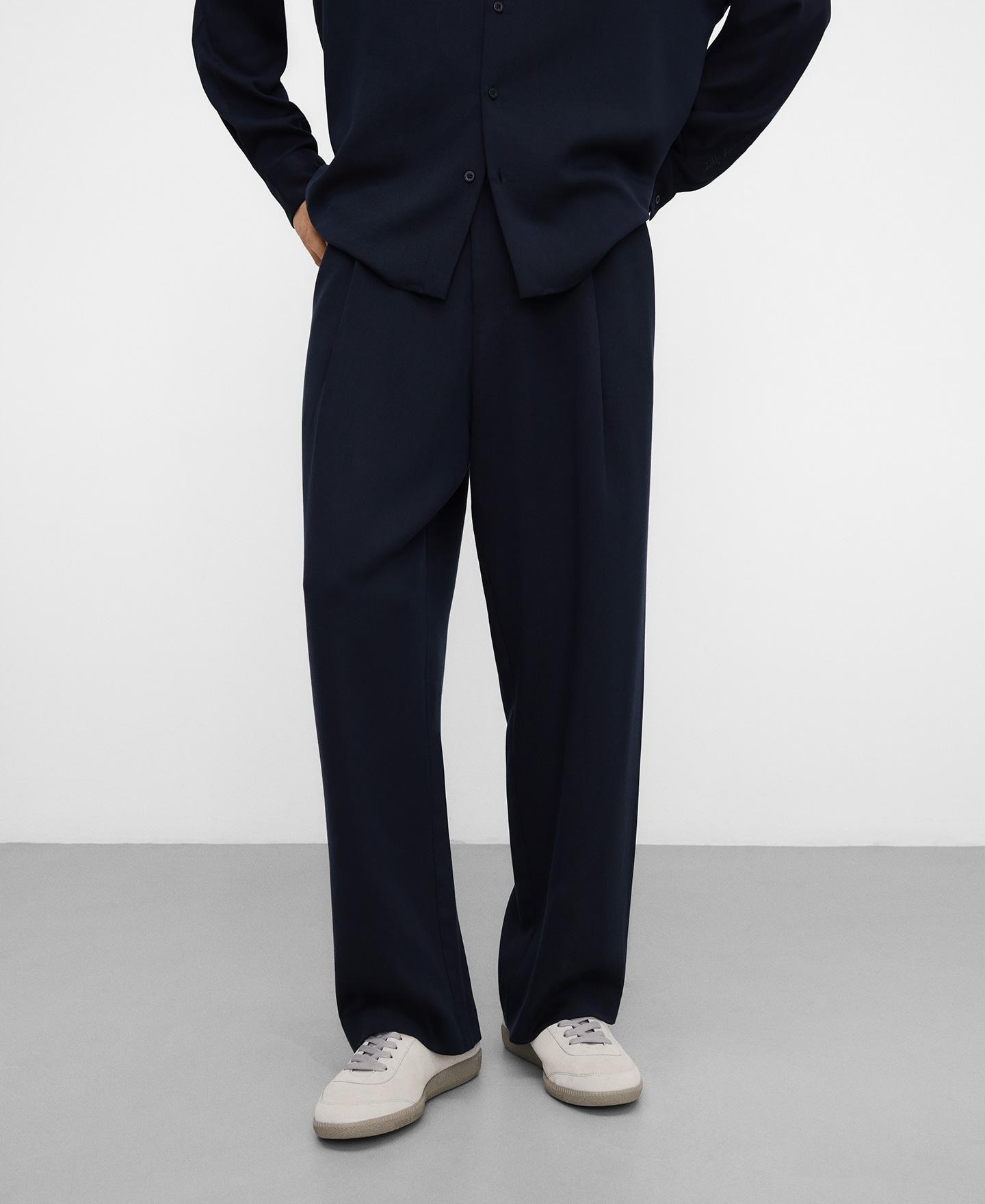 Imagem 0 de Calças Formais Oversize com Pregas