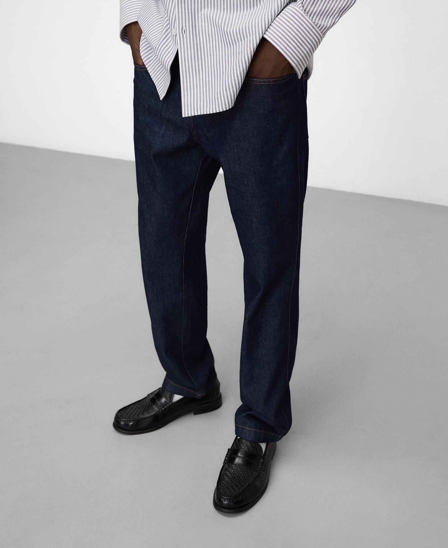 Imagem 0 de Jeans Regular Fit em Denim de Algodão