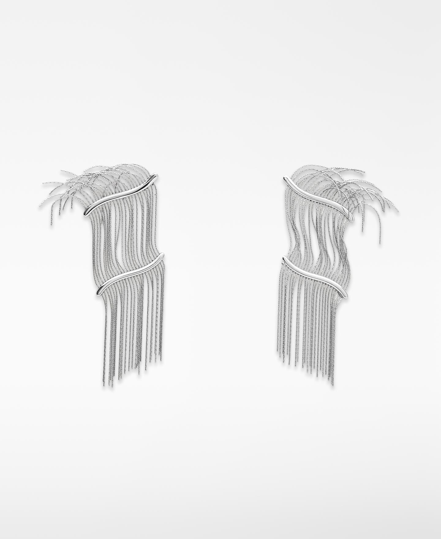 Imagem 0 de Brincos de Cocktail com Fios Metálicos