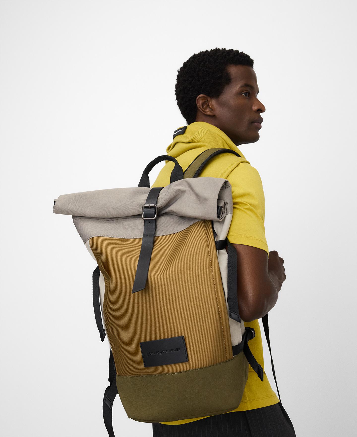 Mochila Combinada Enrolável Multicolor-6
