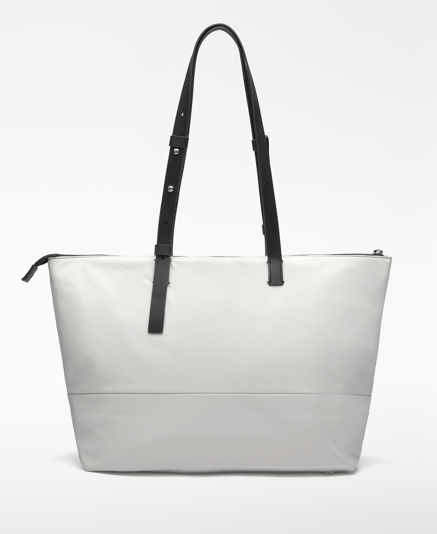 Mala Shopper Horizontal Orión de Nylon Pérola-2