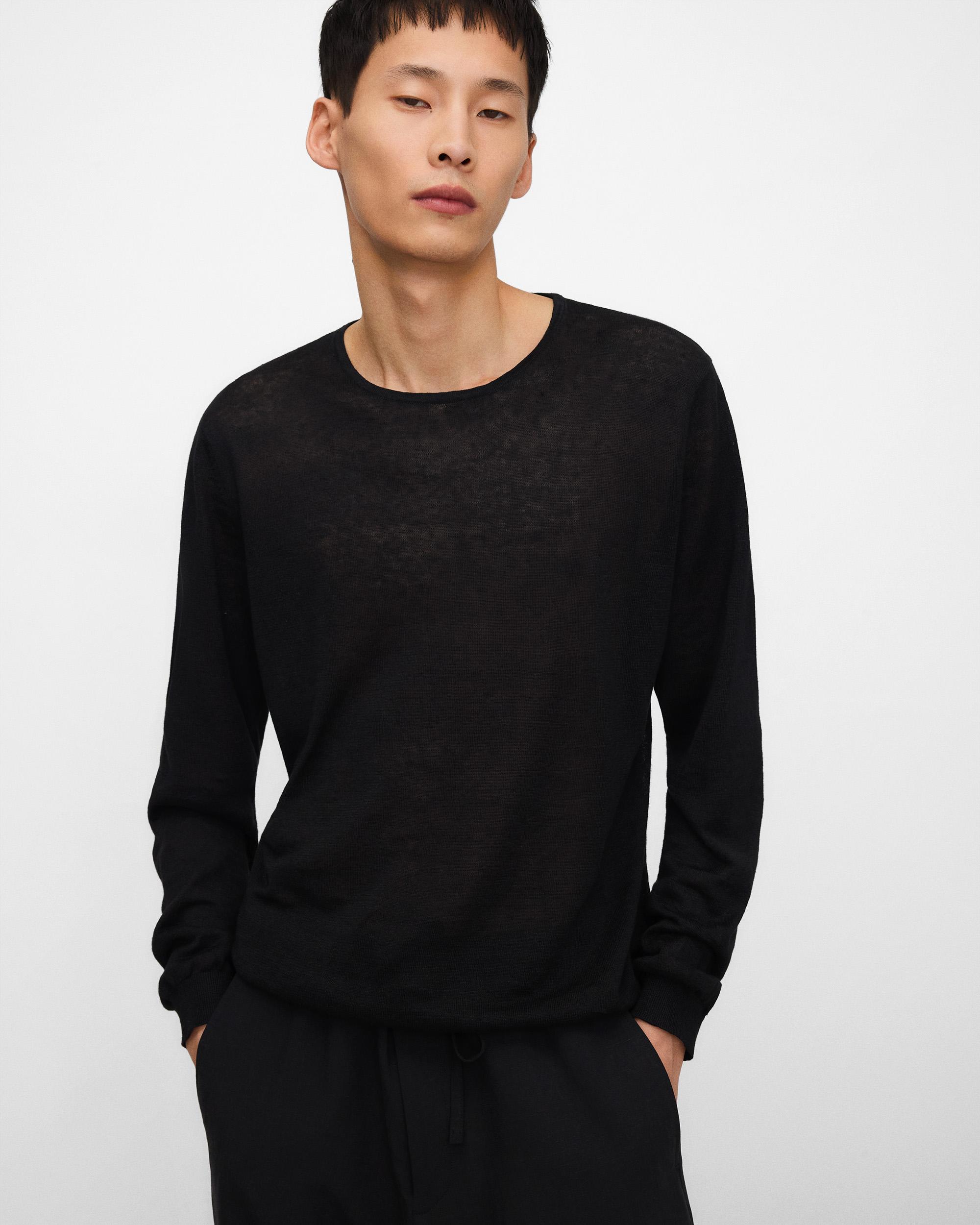 Imagem 0 de Camisola de Malha Melange em Linho Europeu