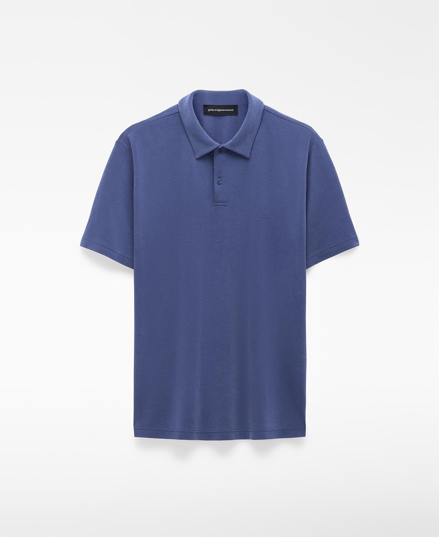 Polo de Manga Curta Regular Fit Malva-5