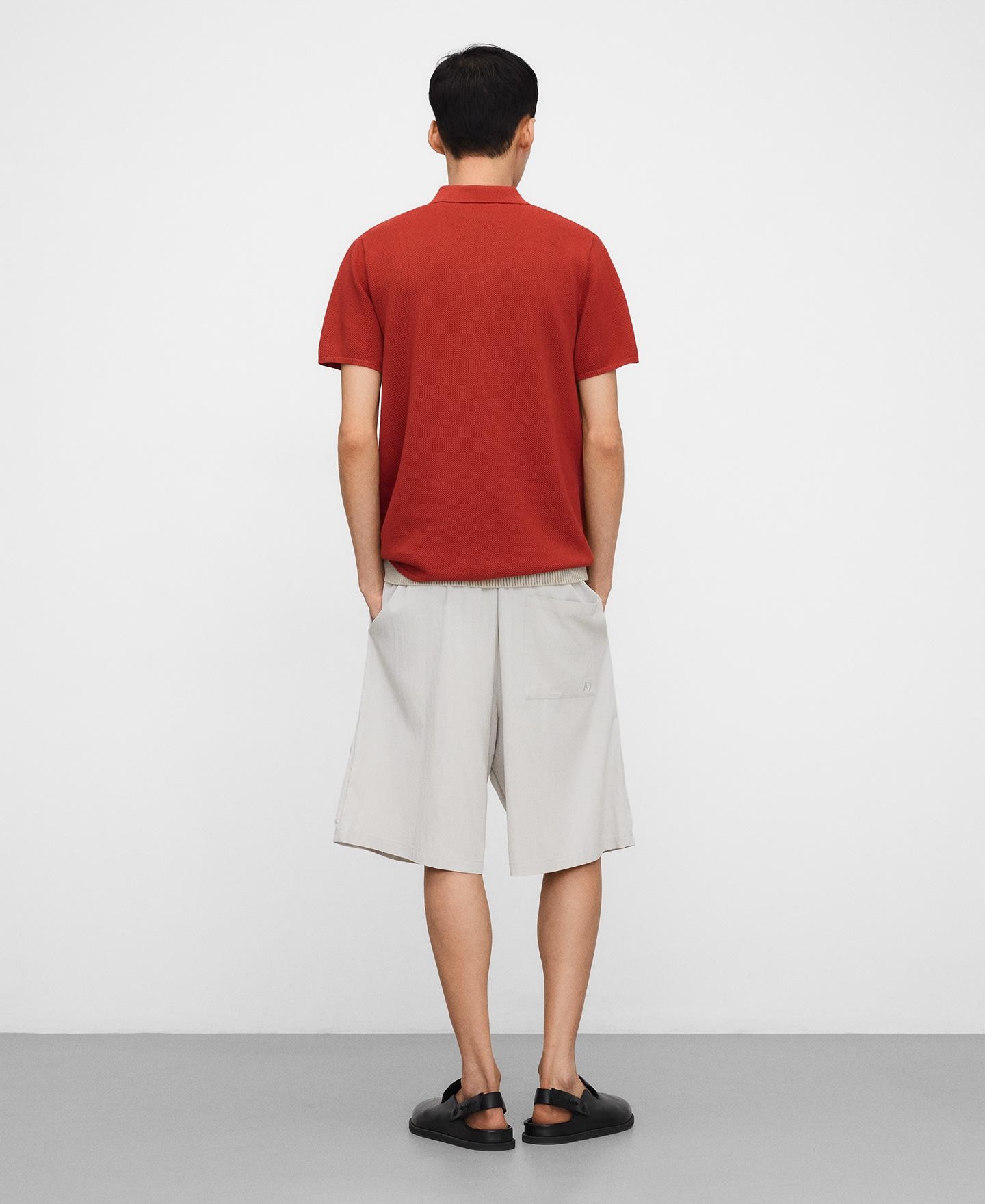 Bermudas Técnica com Cintura Elástica Branco-gelo-3