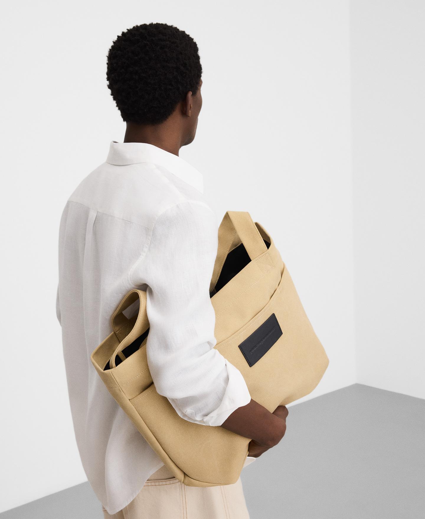 Portadocumentos Tipo Shopper Grande Bege-5