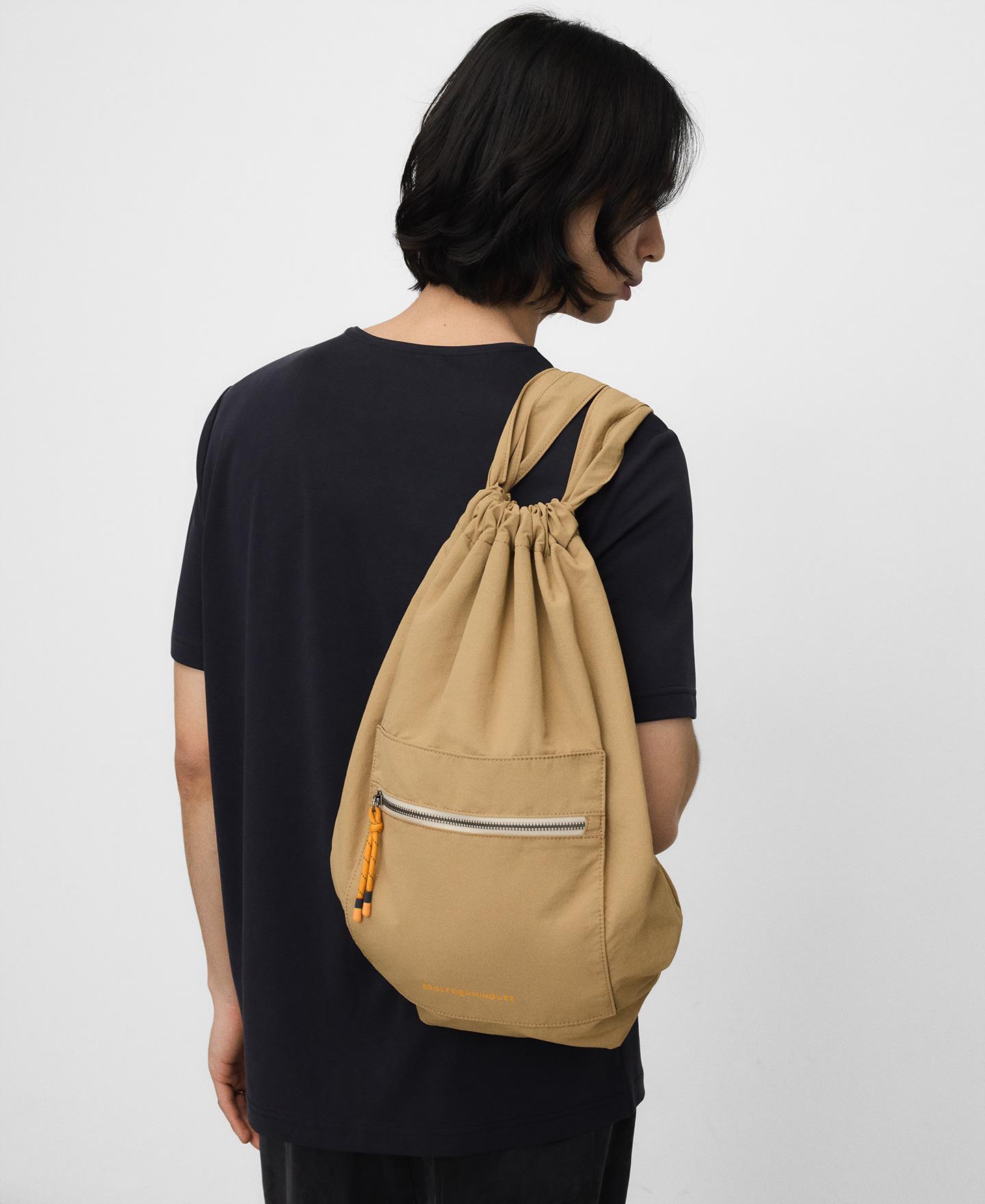 Mochila Tipo Saco em Nylon Camel-6