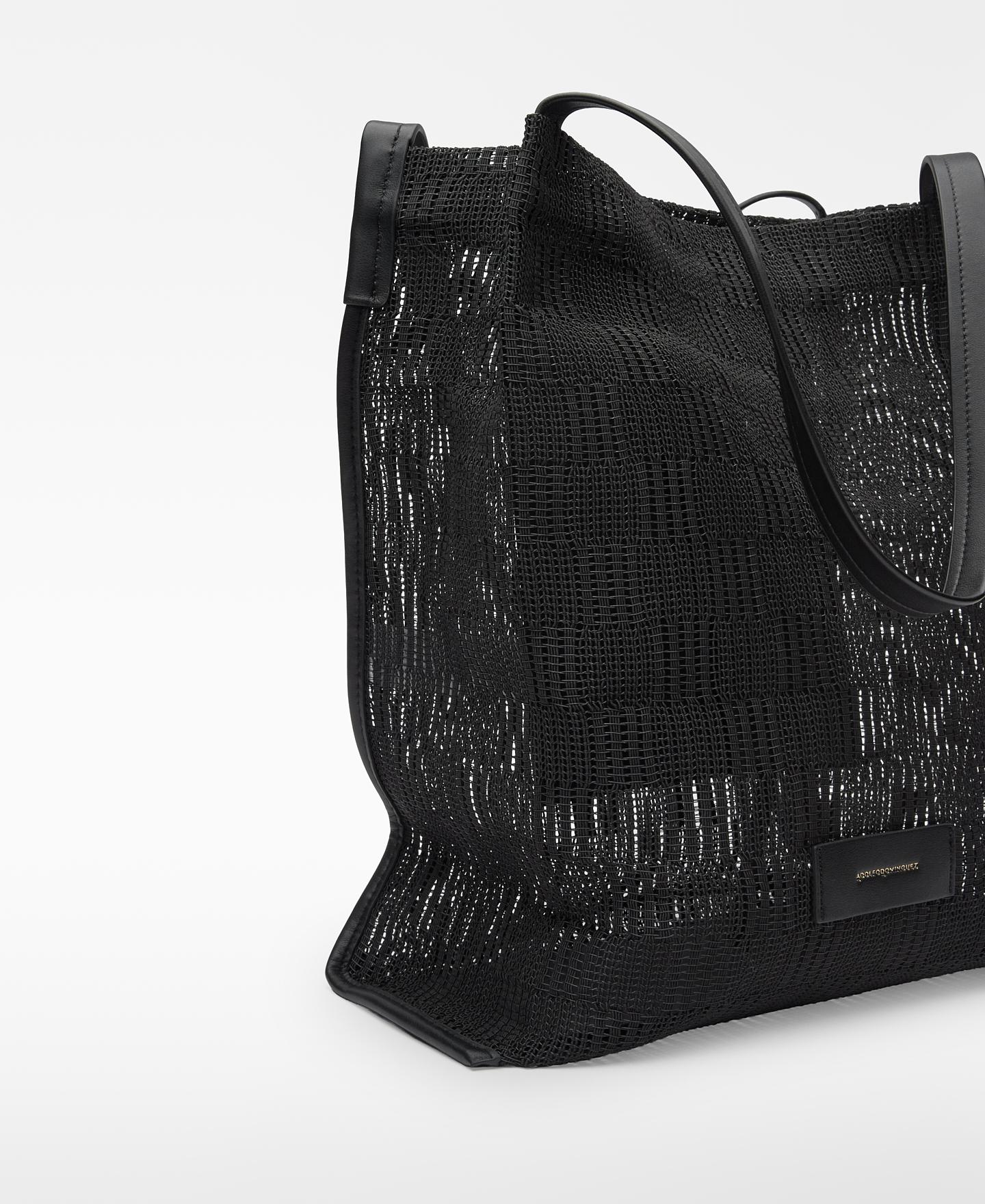 Shopper Vertical em Rede Preto-4