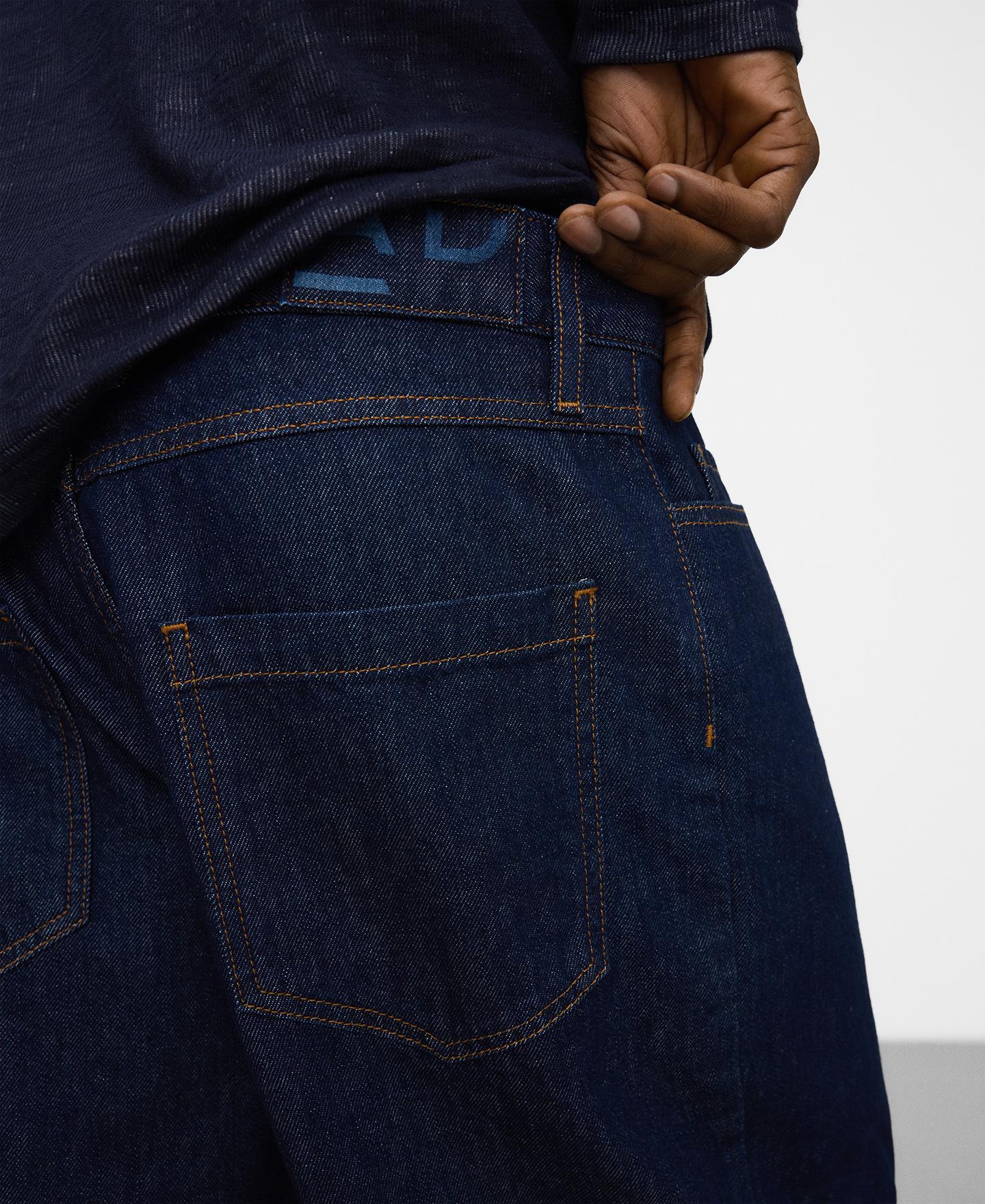 Bermudas Denim de Algodão Azul denim-4