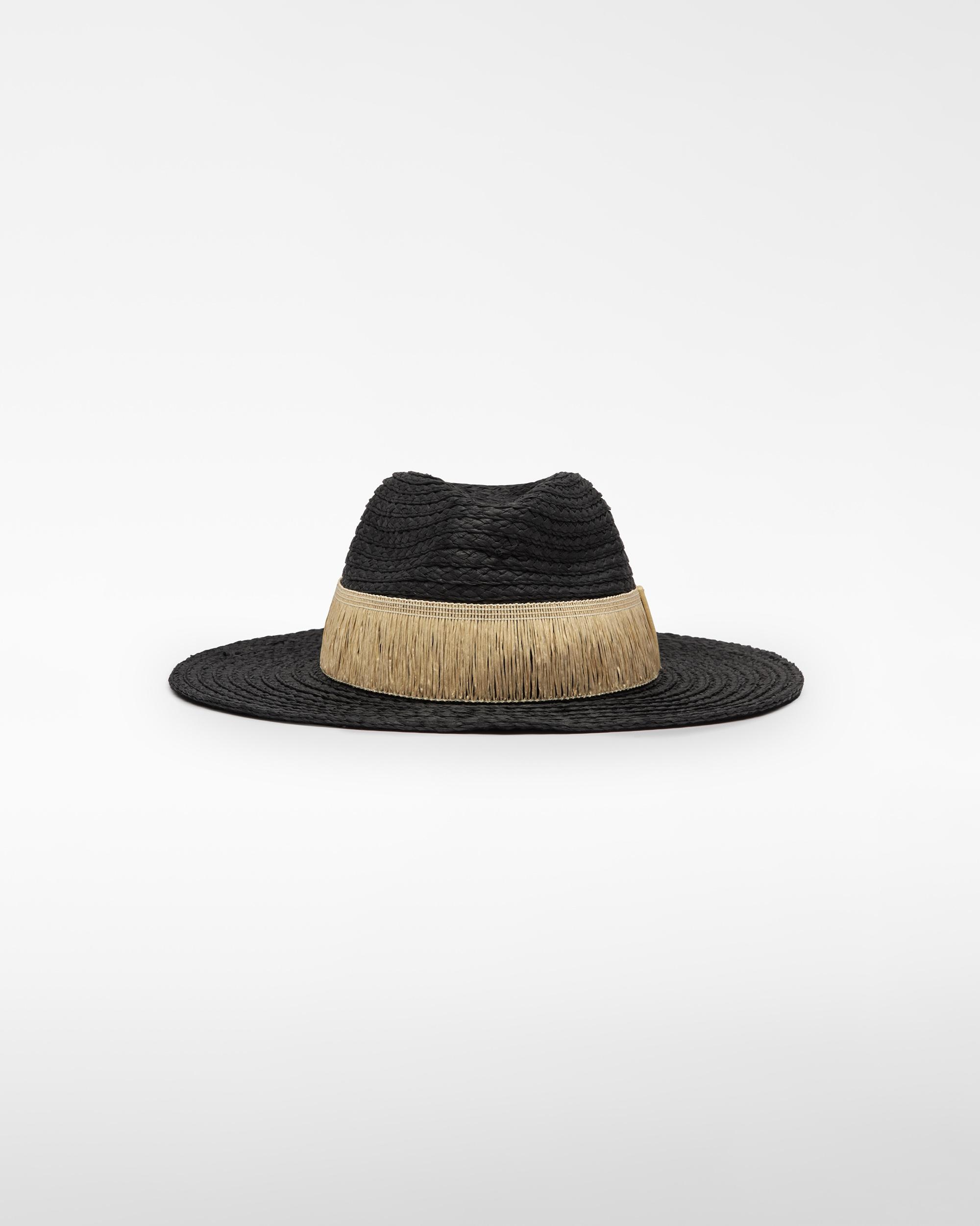 Imagem 0 de Chapéu Bicolor com Textura de Ráfia