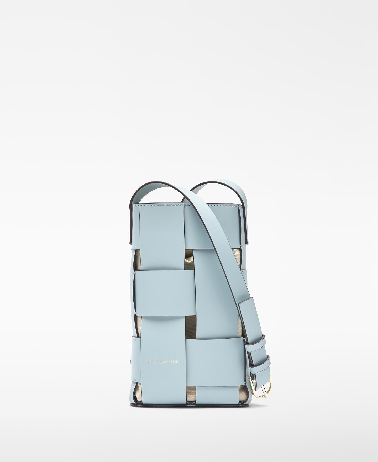 Imagem 0 de Mala a Tiracolo Vertical Horizonte de Pele