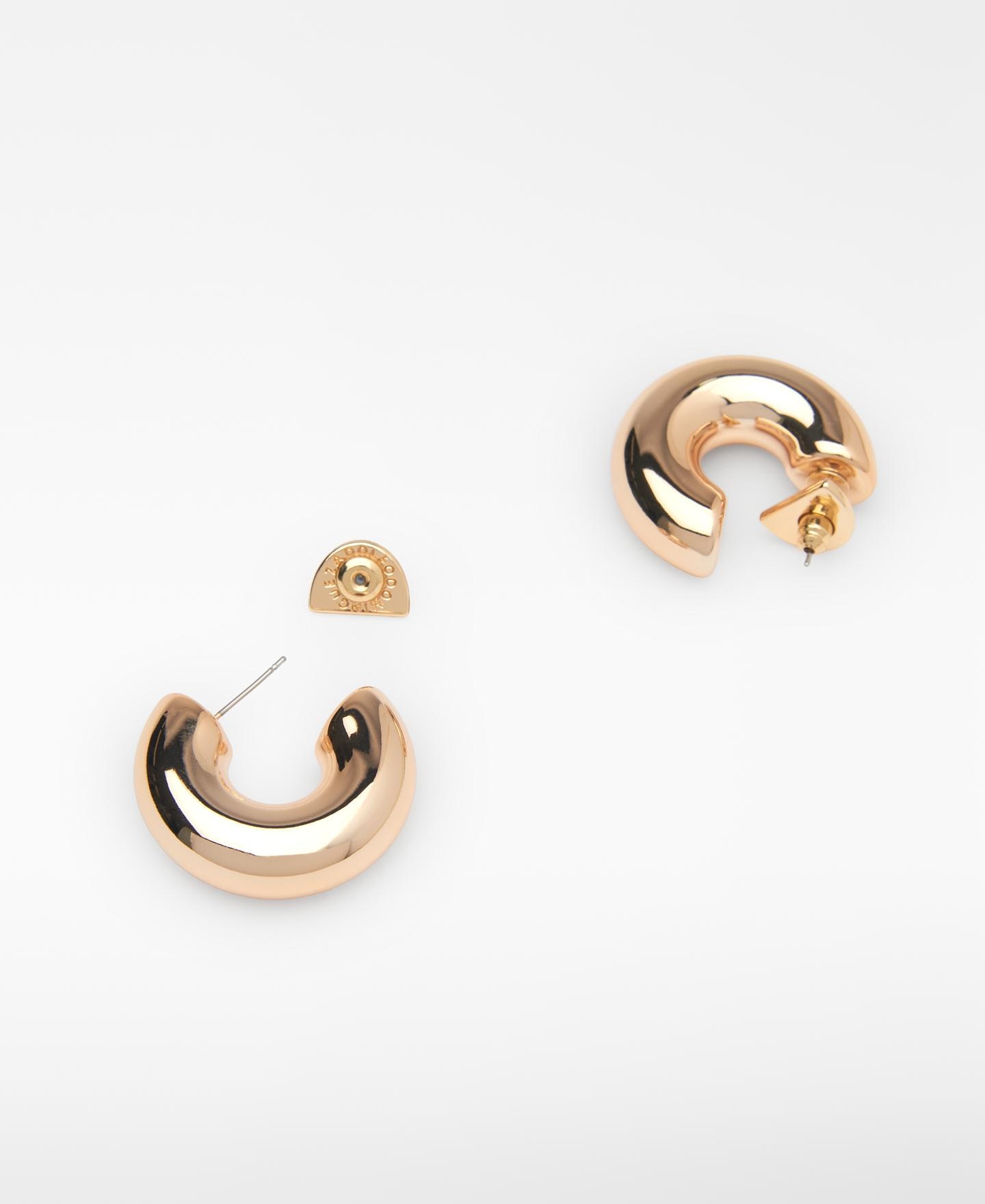 Aros Metálicos Grossos Dourado-3