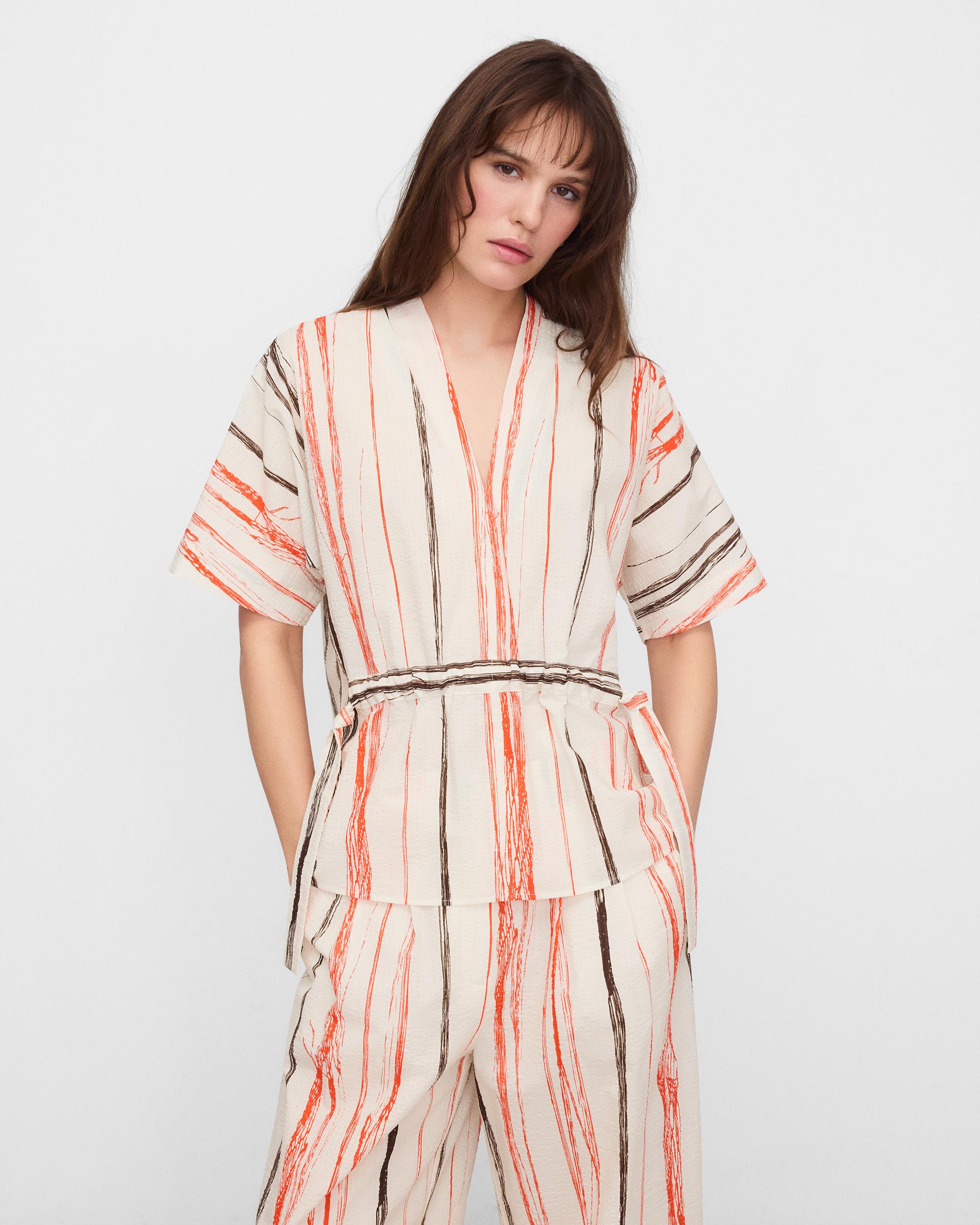 Imagem 0 de Top em Tecido Seersucker