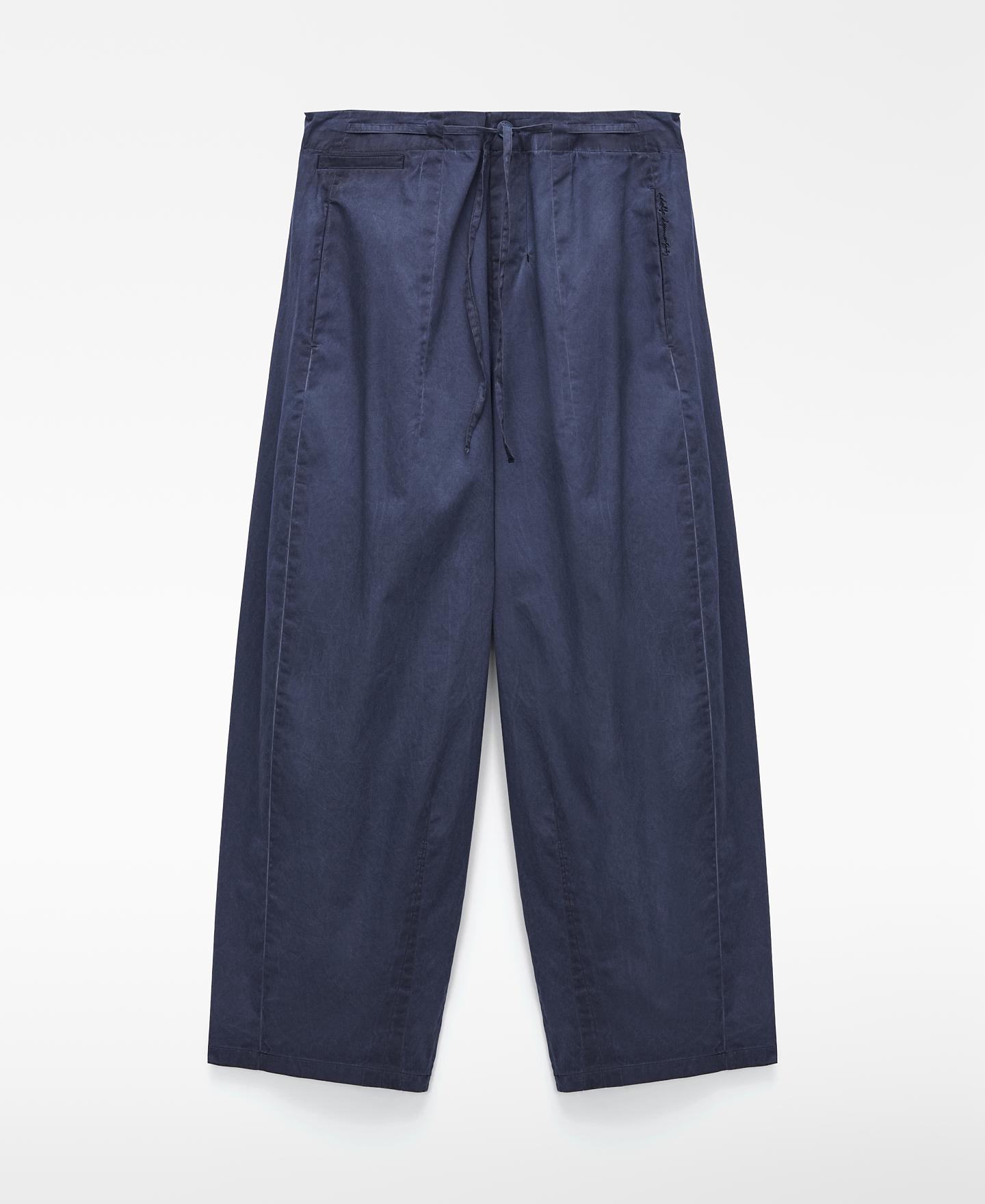 Calças Joggers Barrel Fit em Algodão Orgânico Índigo-5